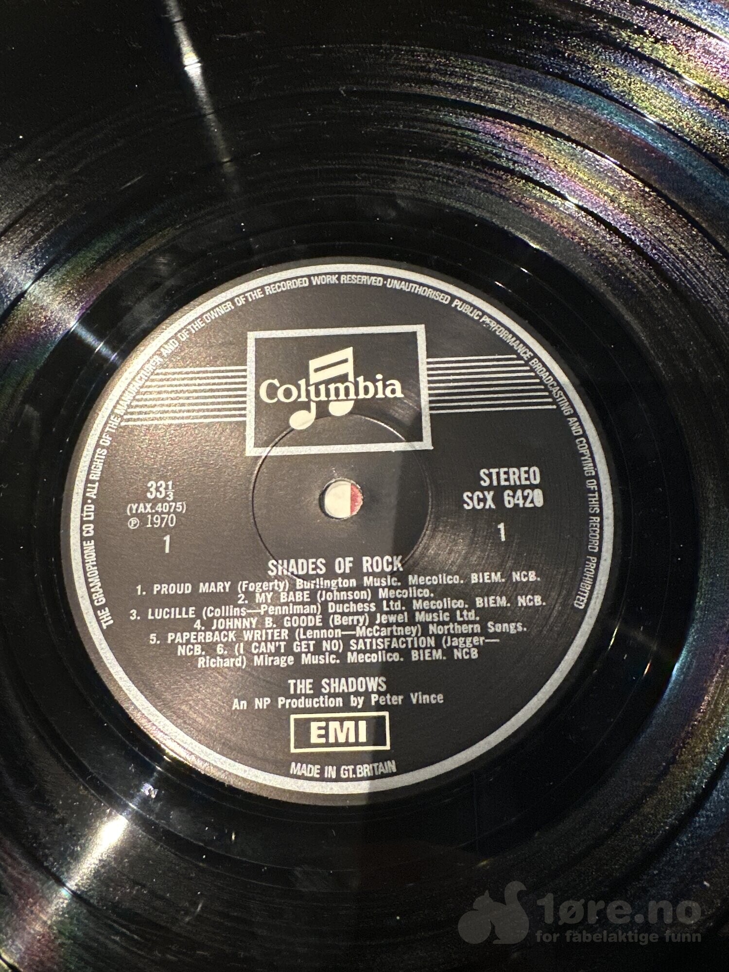 LP - The Shadows - Shades of rock, bilde 3