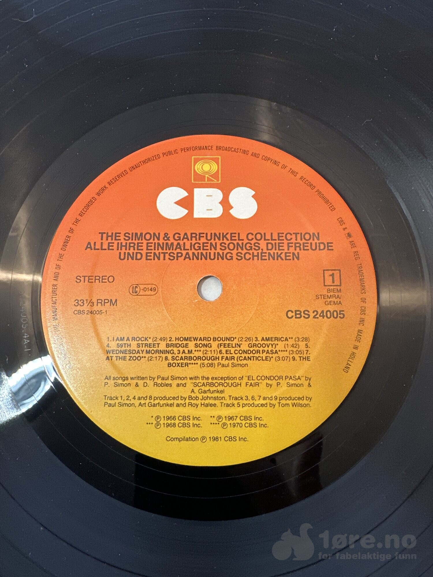 LP - The Simon and Garfunkel collection, bilde 3