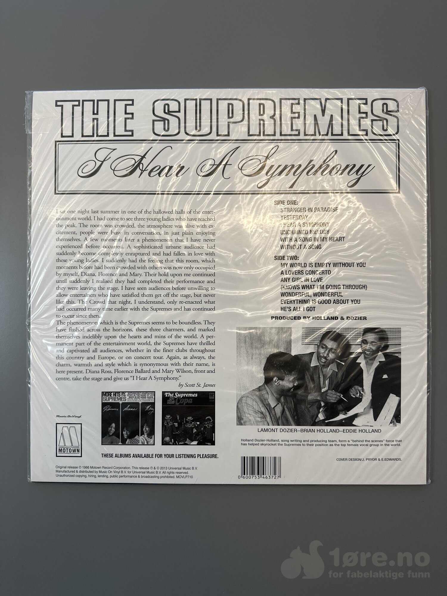 LP - The Supremes - I hear a symphony, bilde 2