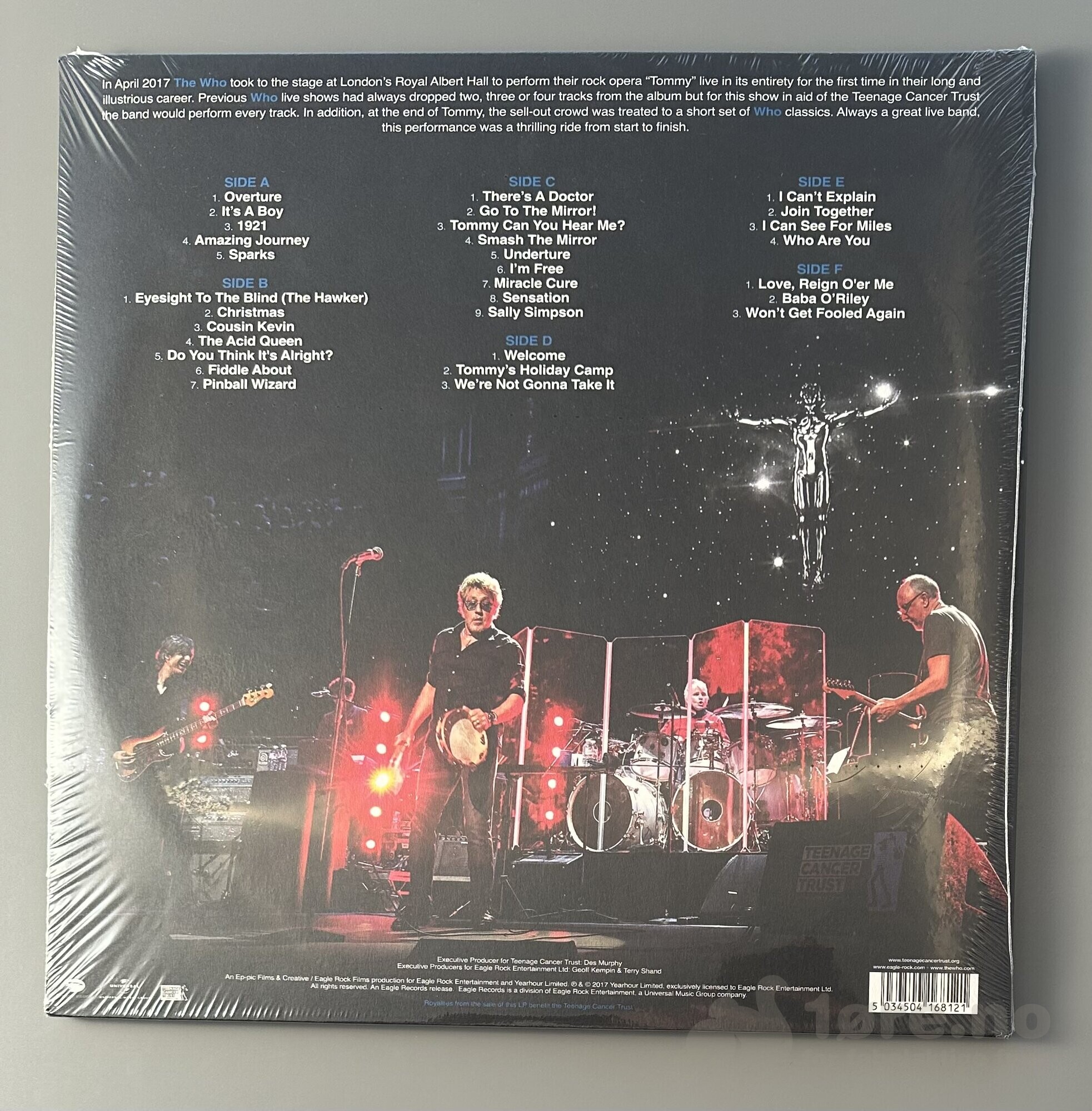 LP - The Who - Tommy Live at the Royal Albert Hall, bilde 2