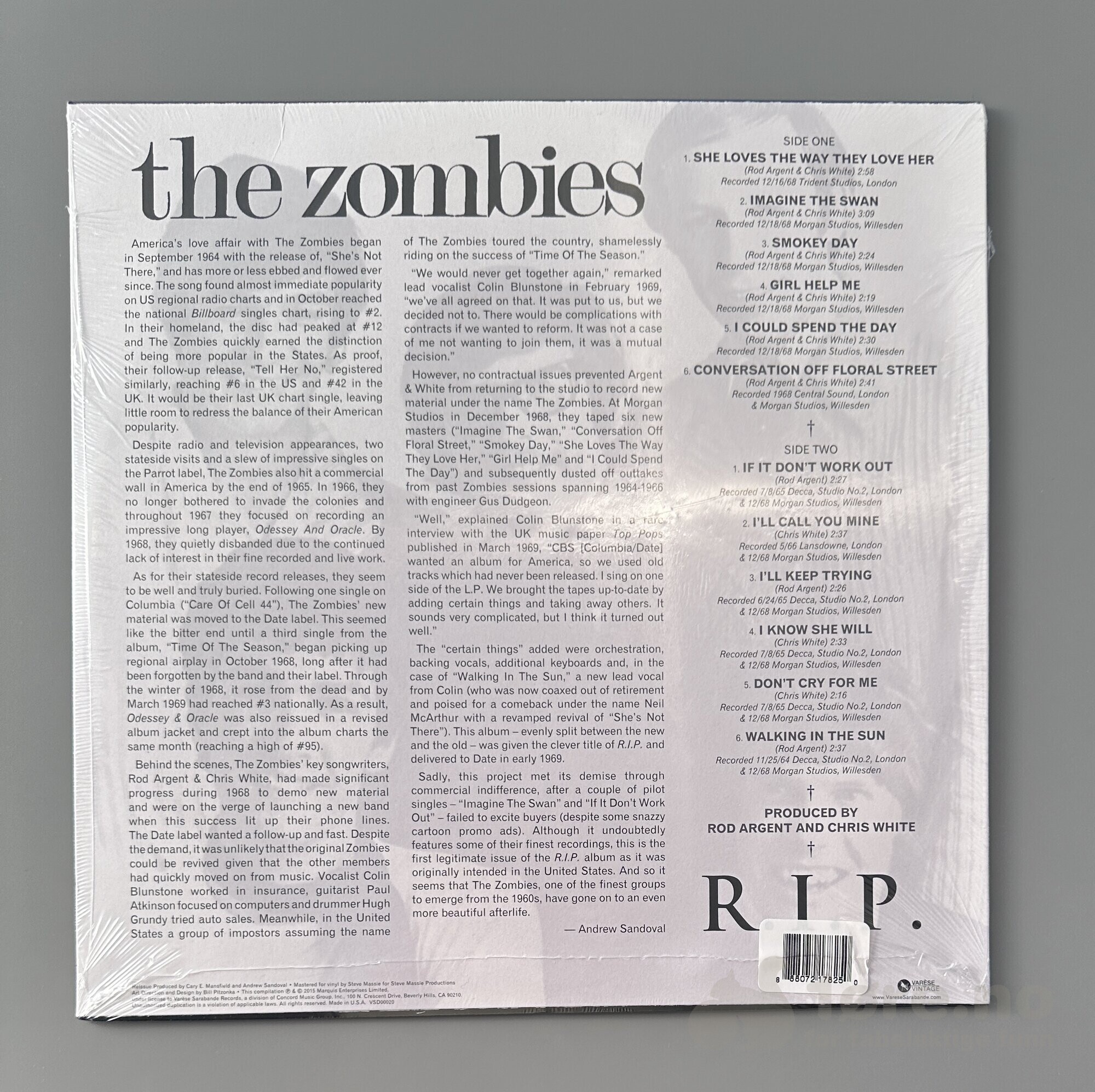 LP - The Zombies - R.I.P., bilde 2