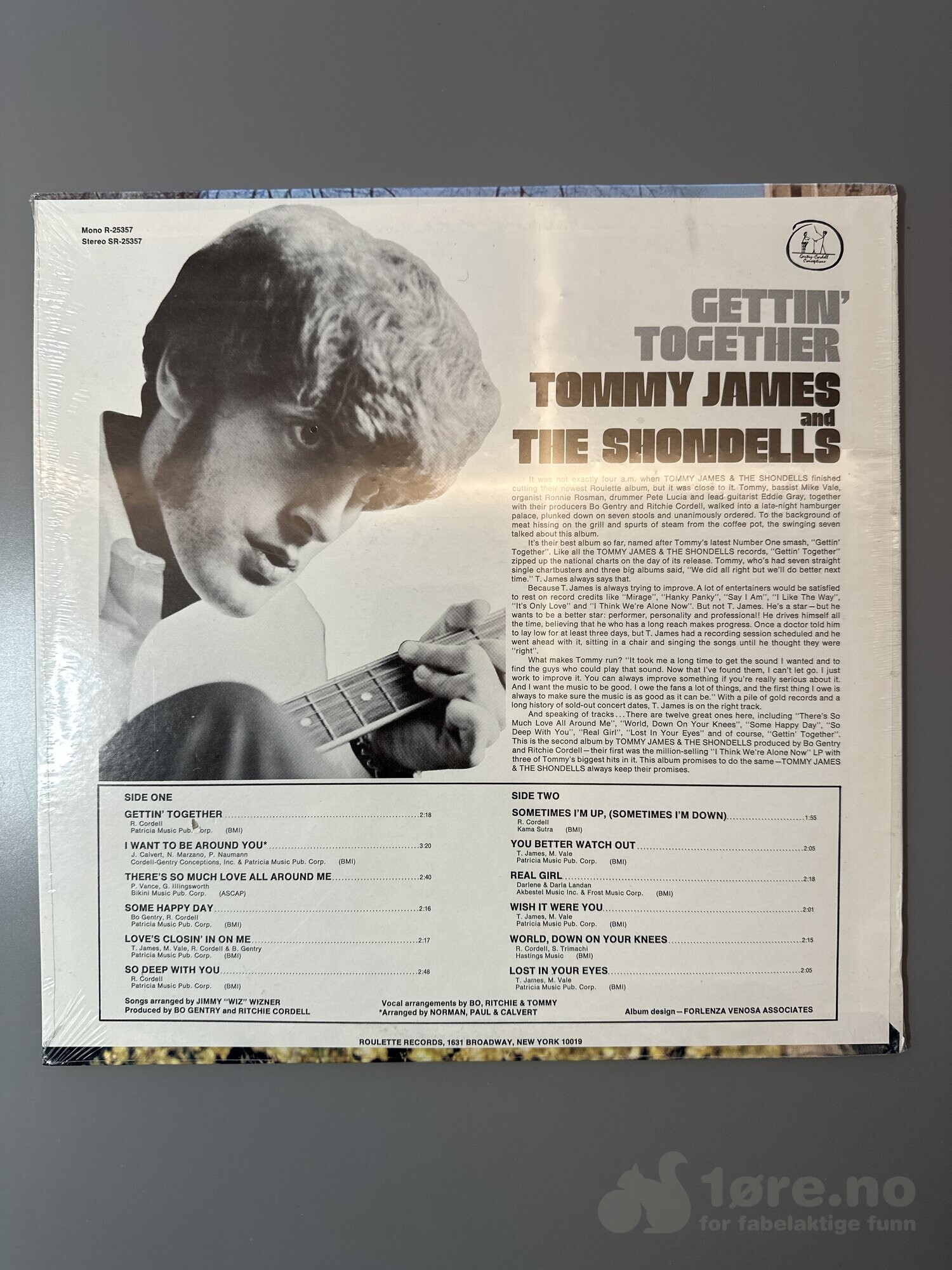 LP - Tommy James and the Shondells - Gettin’ Together, bilde 2