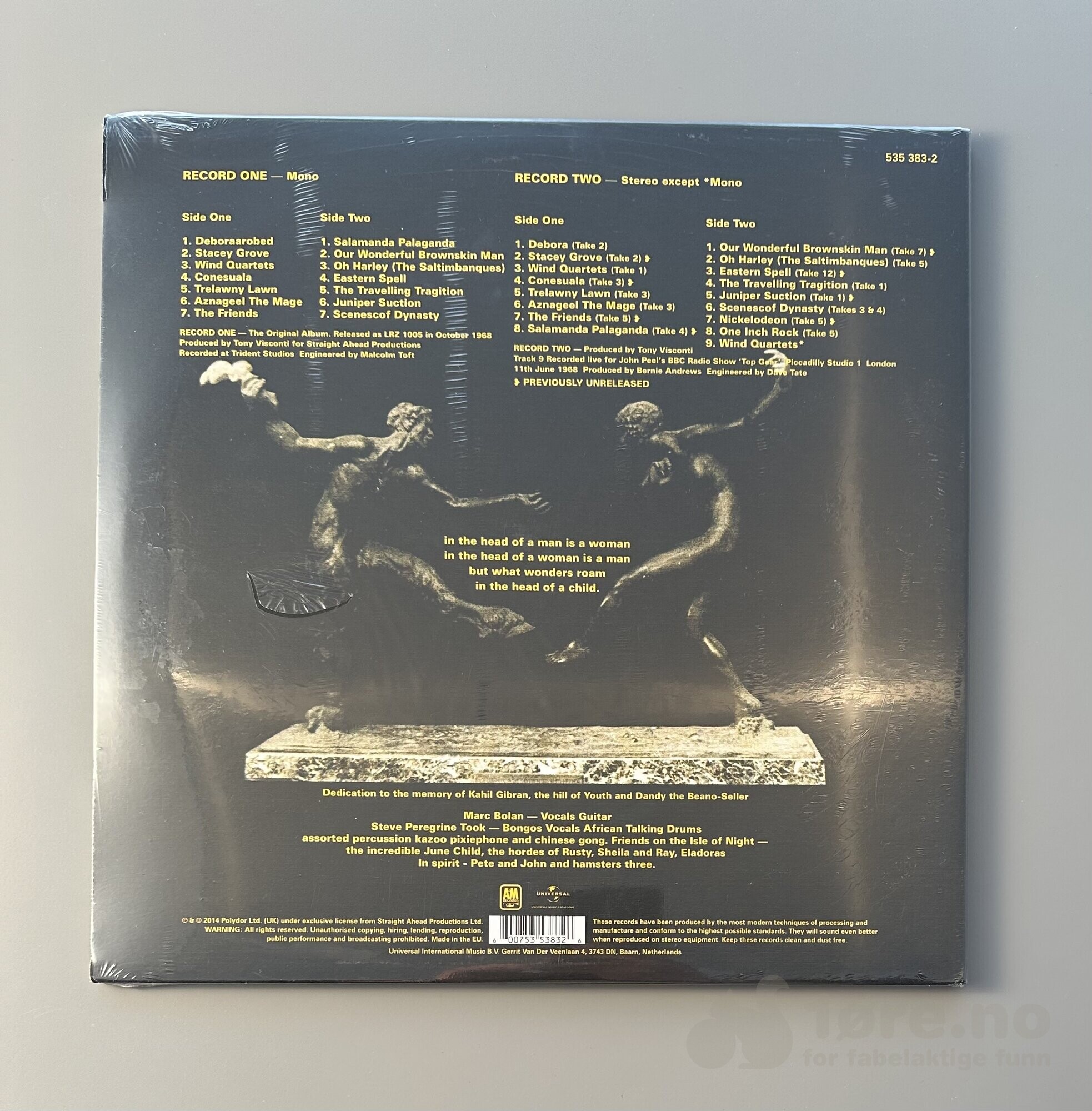 LP - Tyrannosaurus Rex - Prophets, Seers & Sages, bilde 2