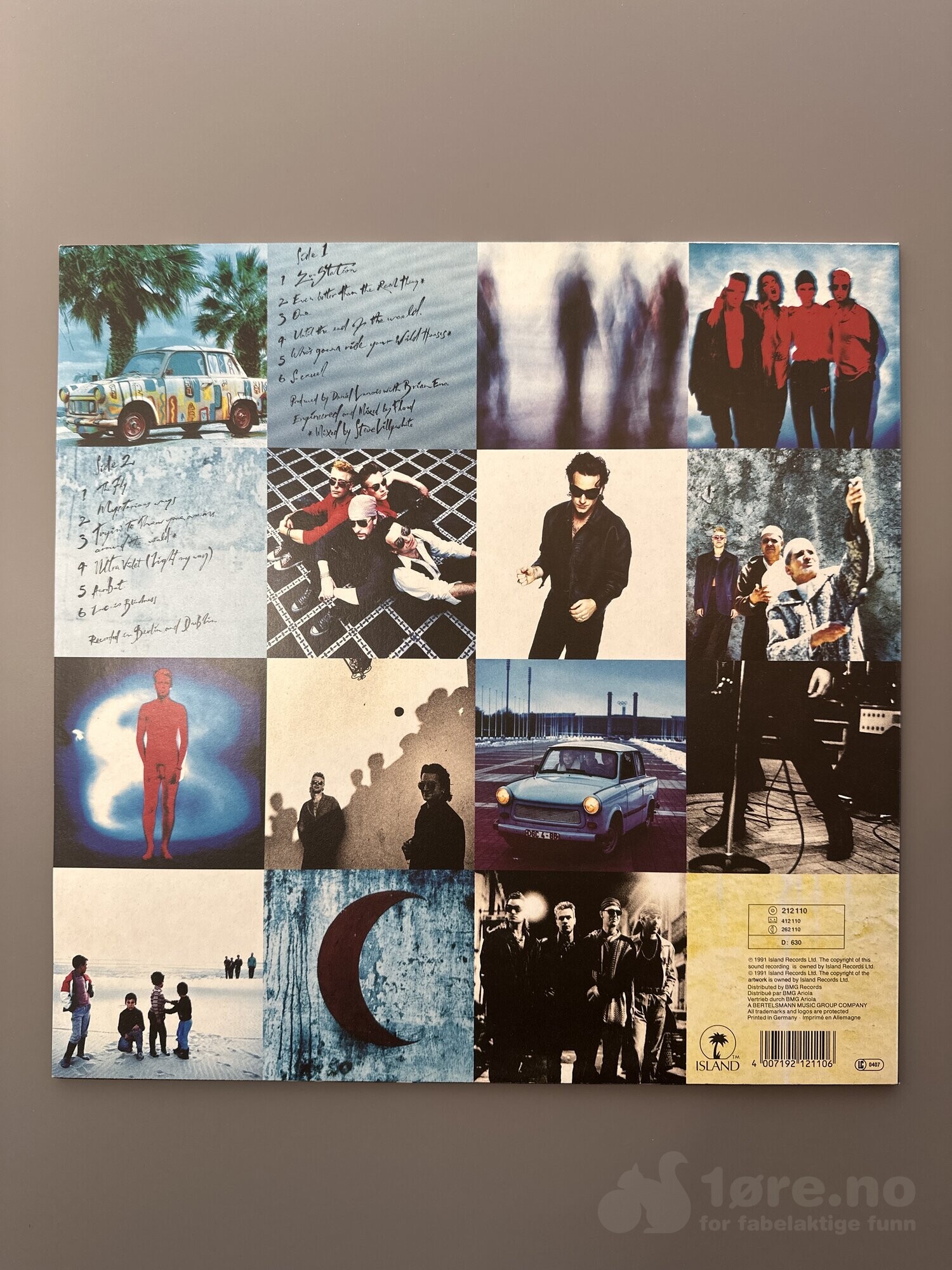 LP - U2 - Achtung baby, bilde 2