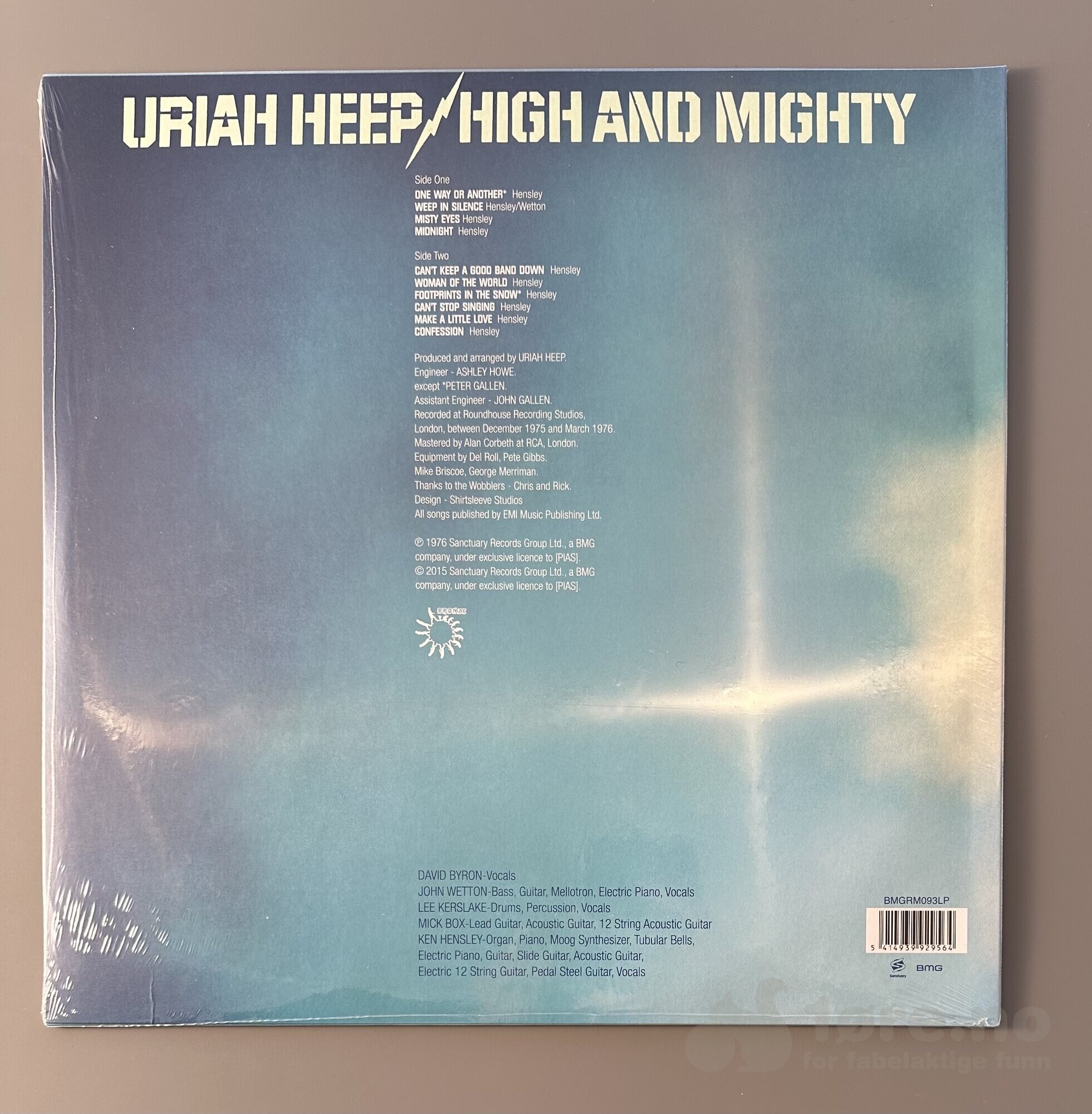 LP - Uriah Heep - High and Mighty, bilde 2