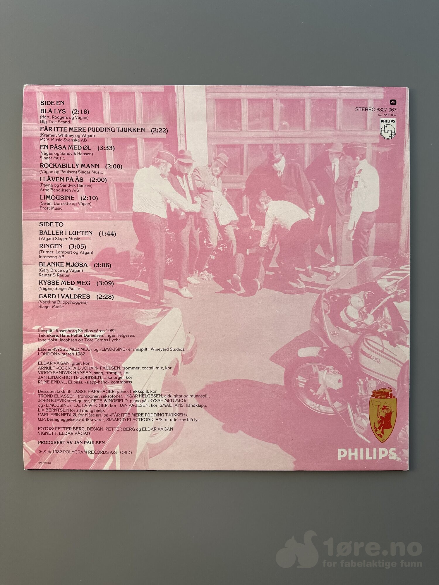 LP - Vazelina Bilopphøggers - Blå lys, bilde 2