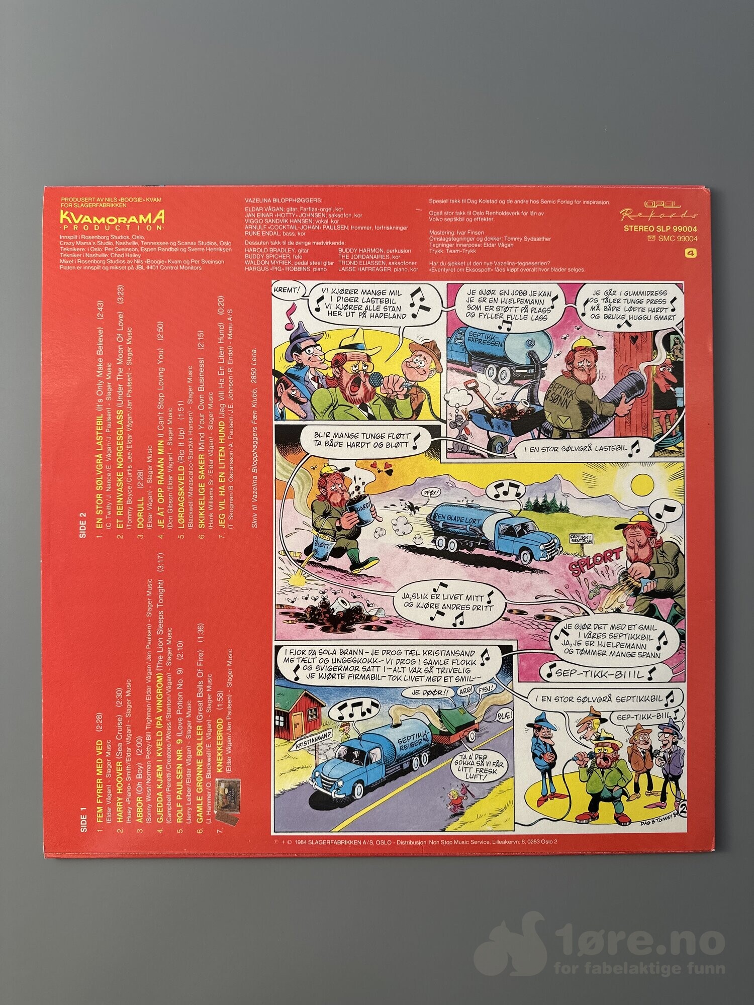 LP - Vazelina Bilopphøggers - Fem fyrer med ved, bilde 2