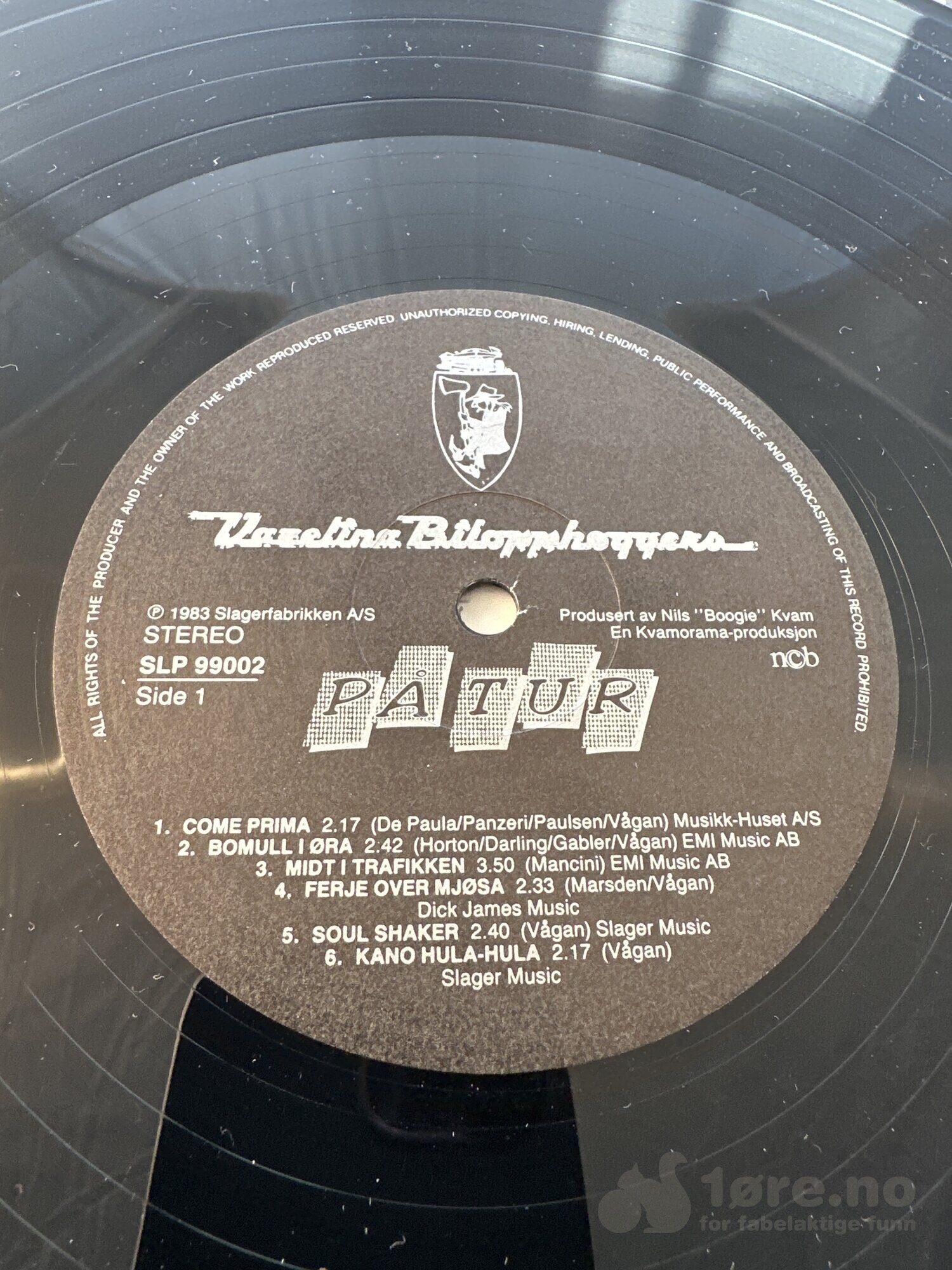 LP - Vazelina Bilopphøggers - På tur, bilde 3
