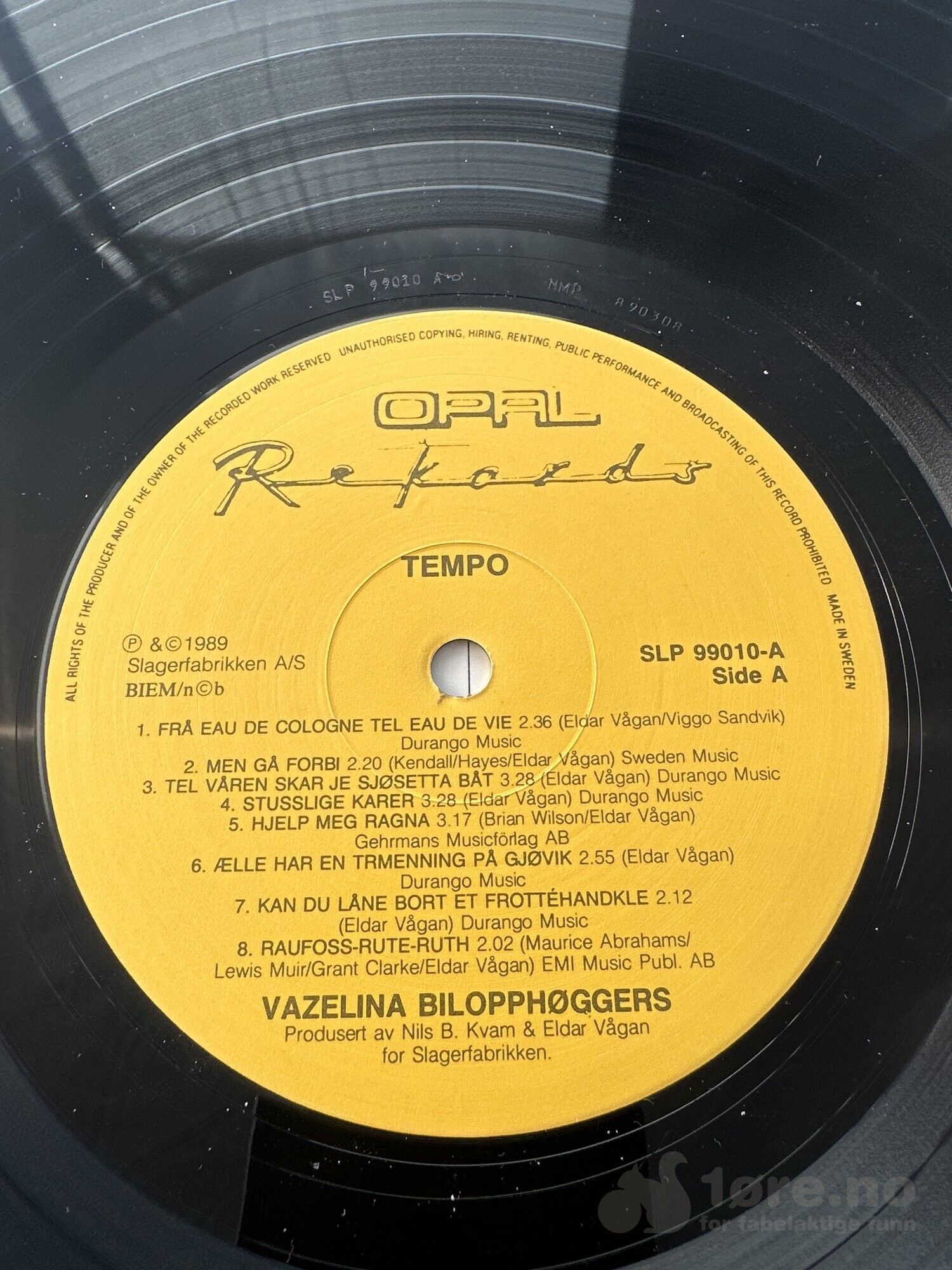 LP - Vazelina Bilopphøggers - Tempo, bilde 3