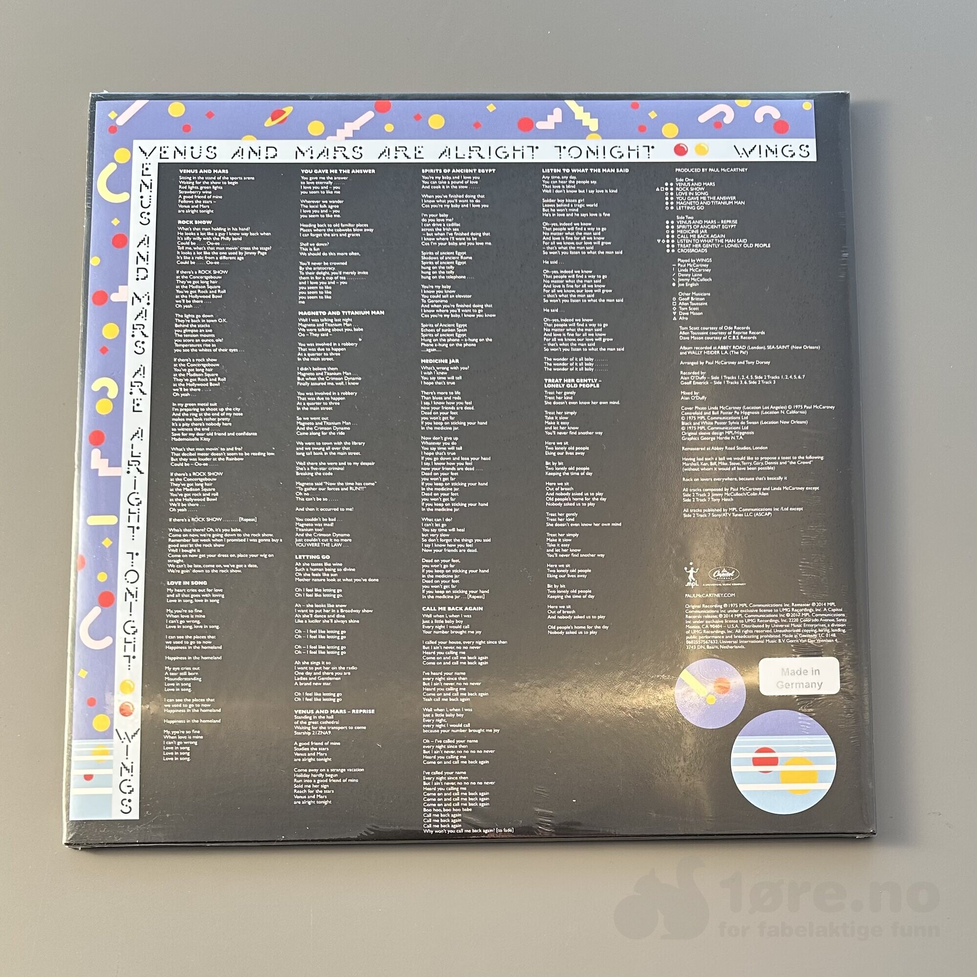 LP – Wings – Venus and Mars, bilde 2