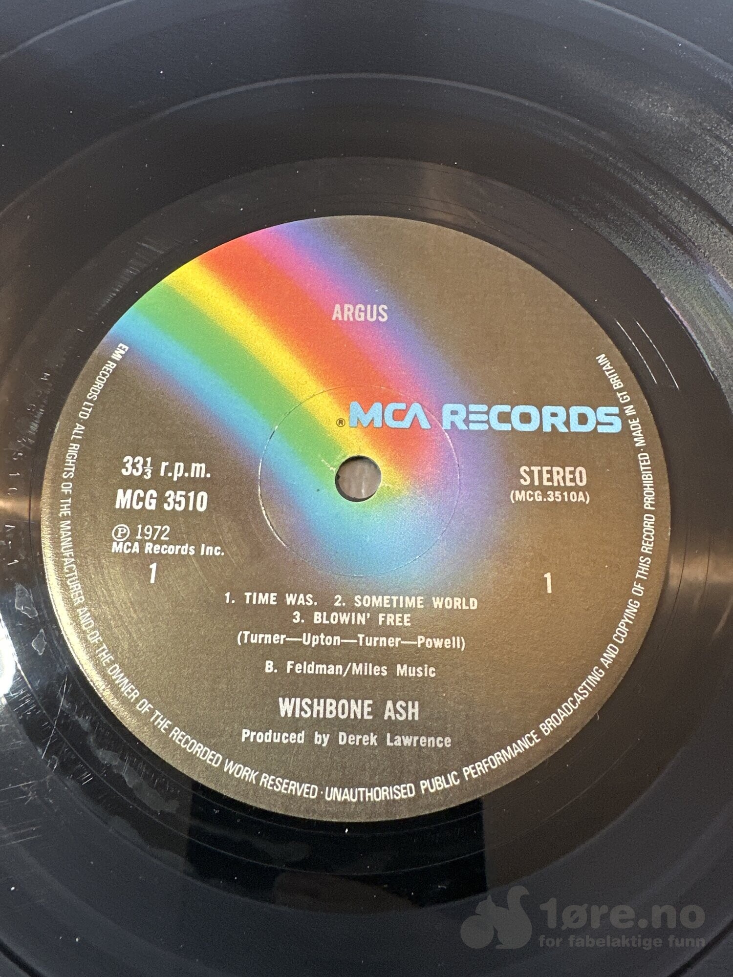 LP - Wishbone Ash - Angus, bilde 3
