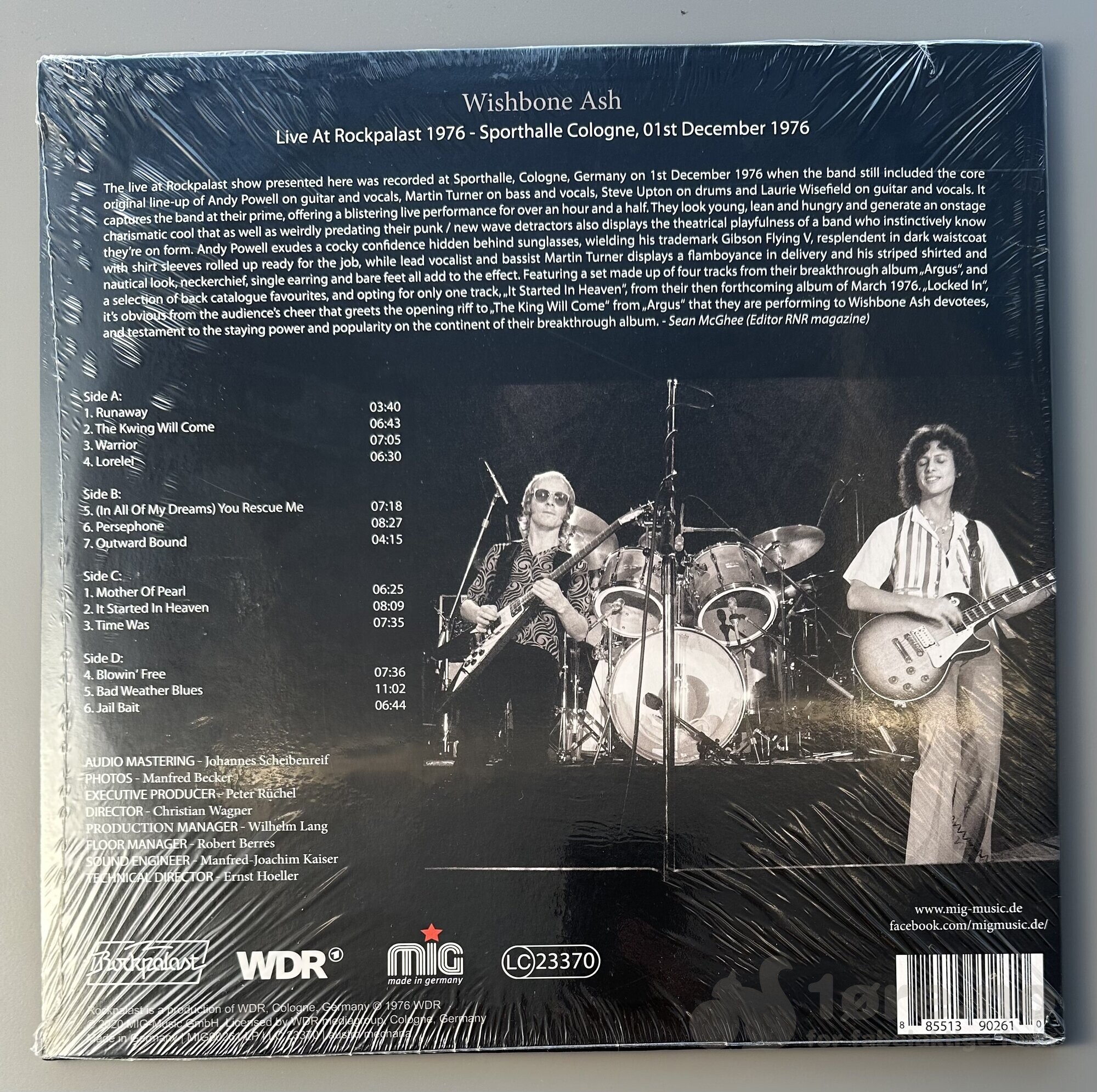LP - Wishbone Ash - Live At Rockpalast 1976, bilde 2