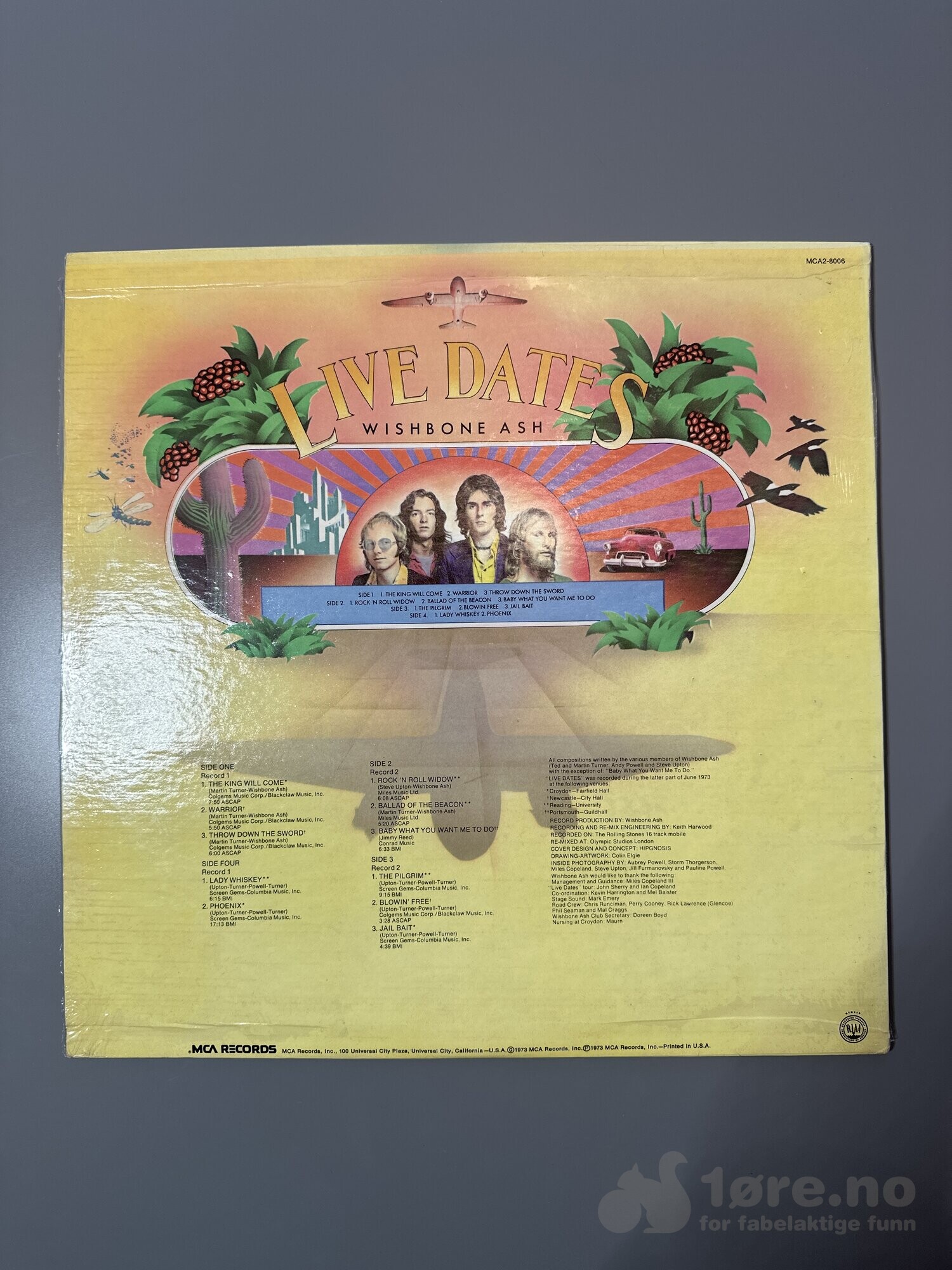 LP - Wishbone Ash - Live Dates, bilde 2
