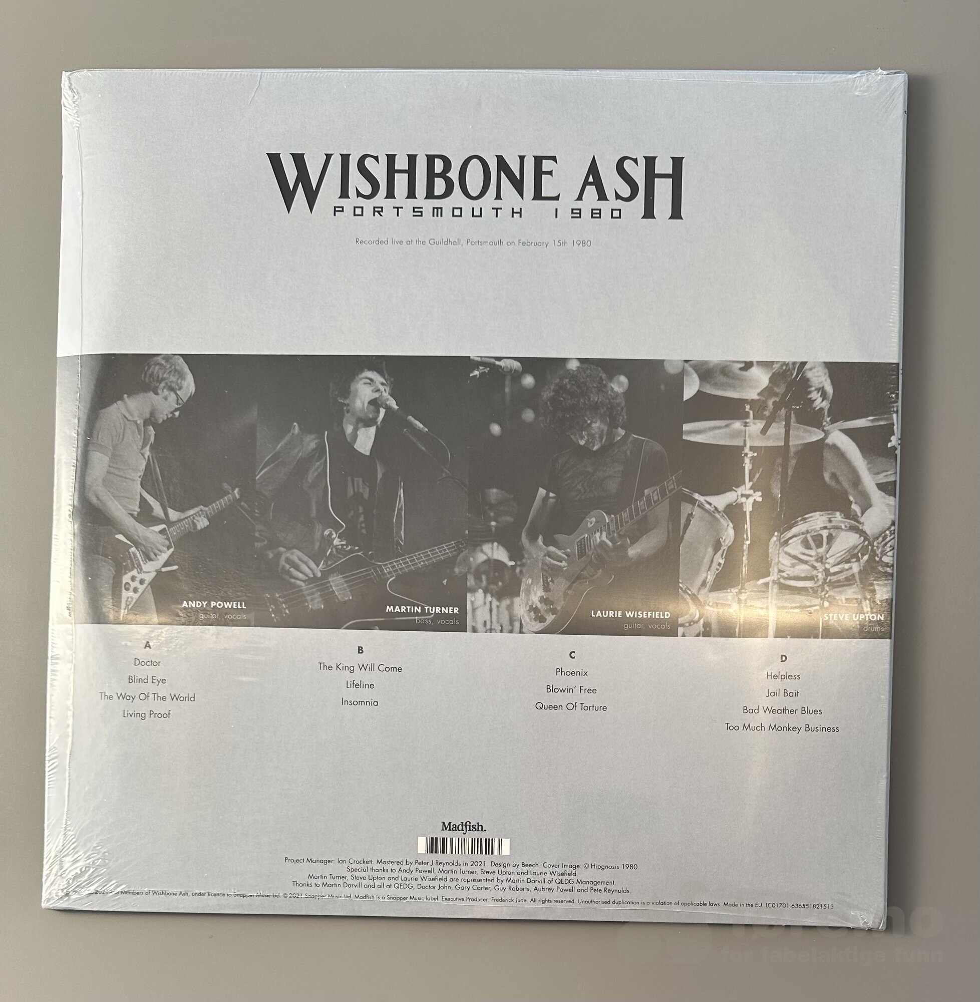 LP - Wishbone Ash - Portsmouth 1980, bilde 2