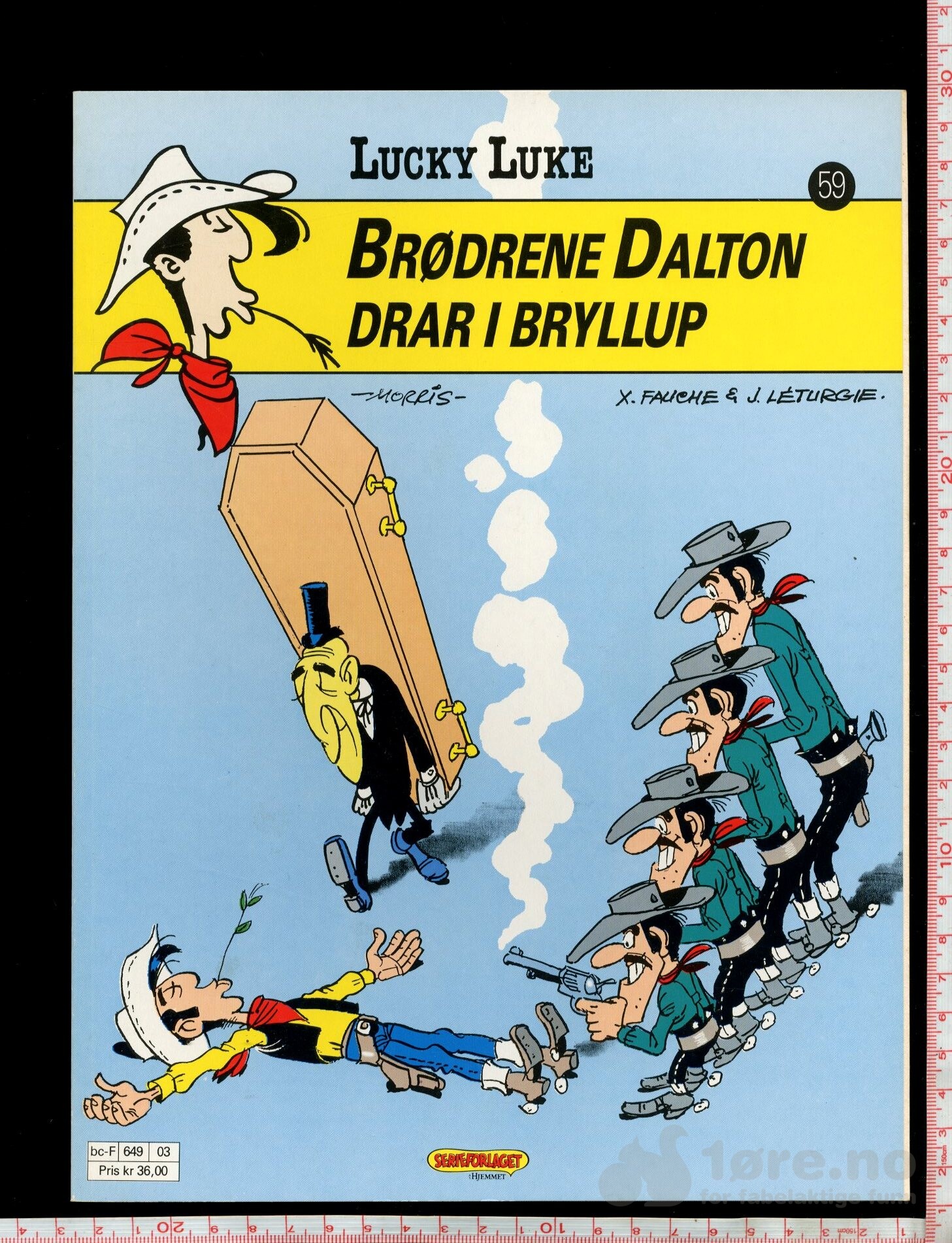 Lucky Luke 59-Brødrene Dalton drar i bryllup