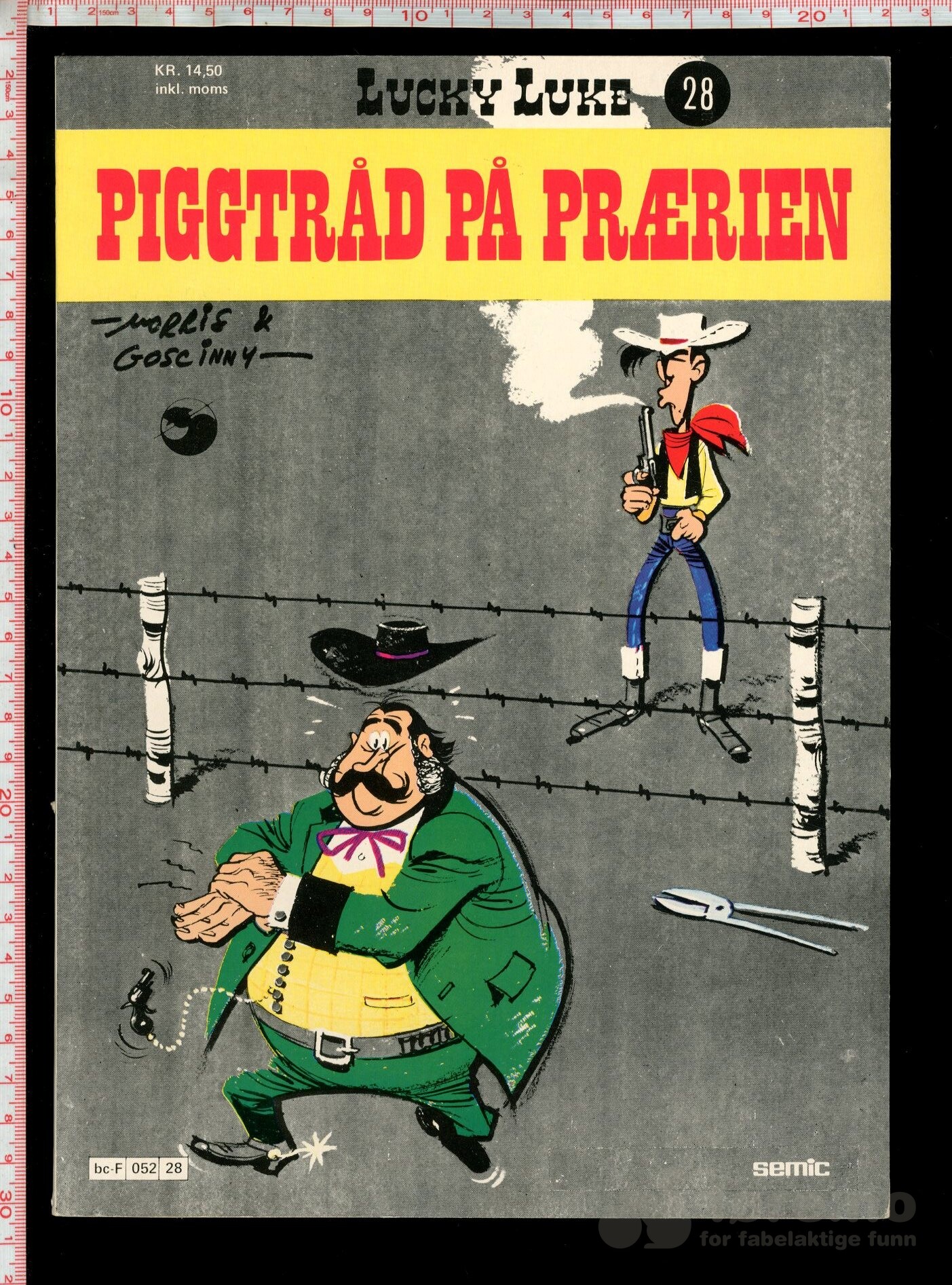 Lucky Luke Nr.28 Piggtråd på prærien