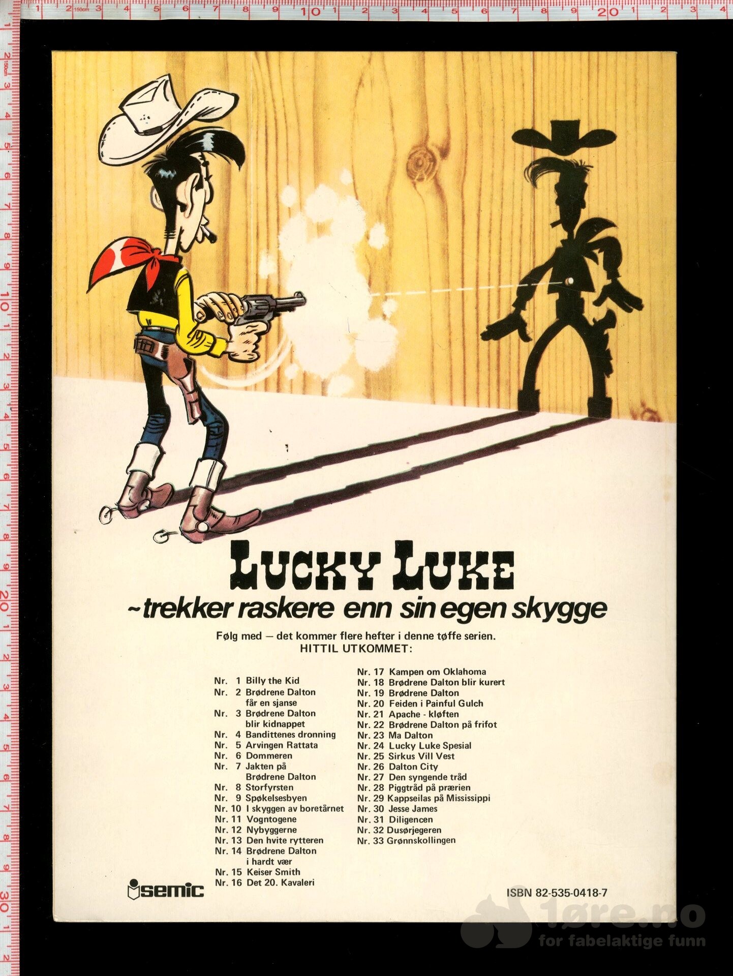 Lucky Luke Nr.33 Grønnskollingen, bilde 2