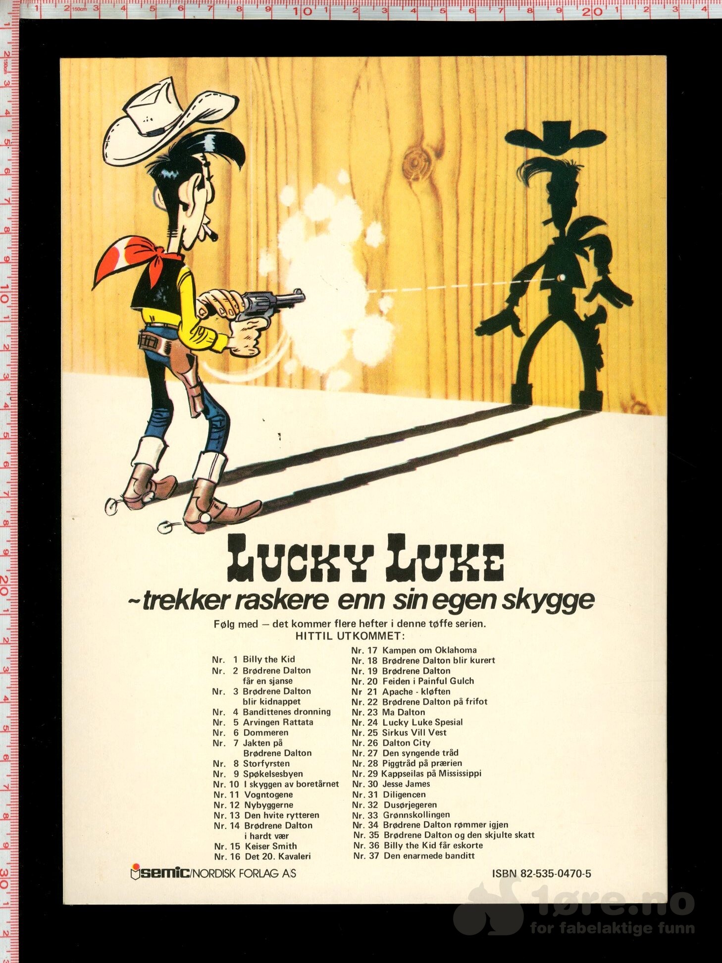 Lucky Luke Nr.36 Den enarmede banditt, bilde 2