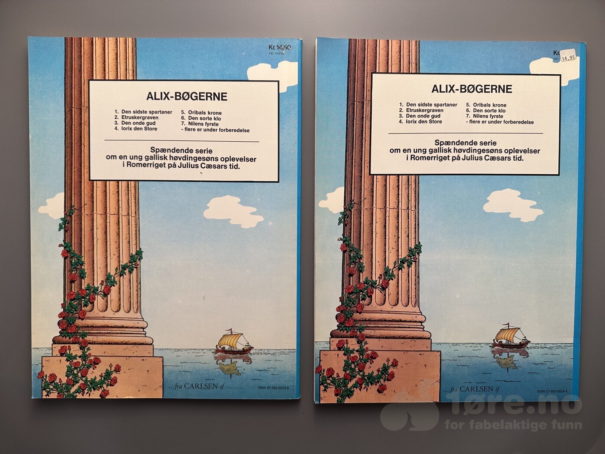 Mads, Mettes og Sjokos opplevelser(Herge) og Alix Album, bilde 4
