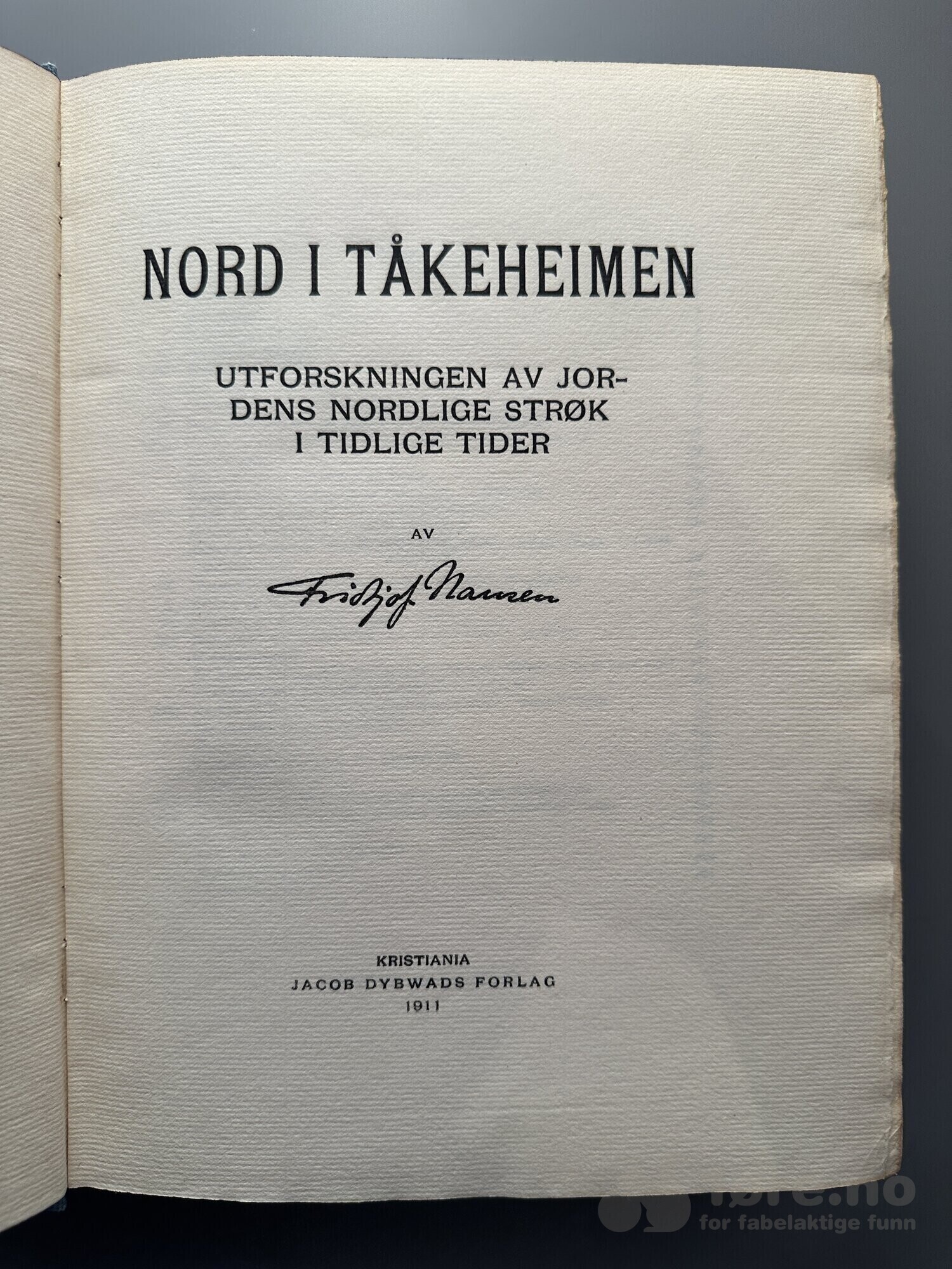 Nansen, Fridtjof - Nord i Taakeheimen 1911, bilde 4