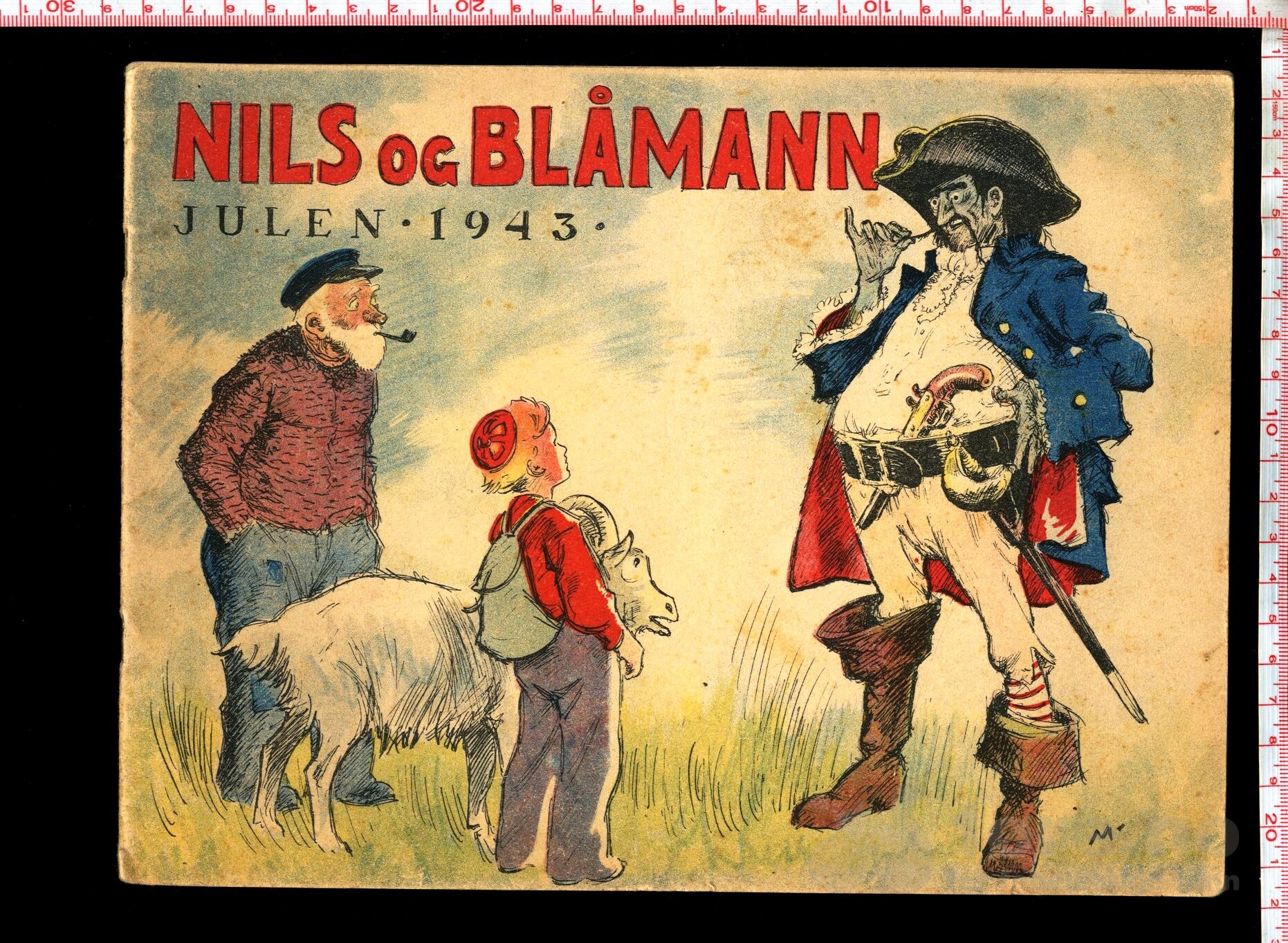 Nils og Blåmann Julen 1943