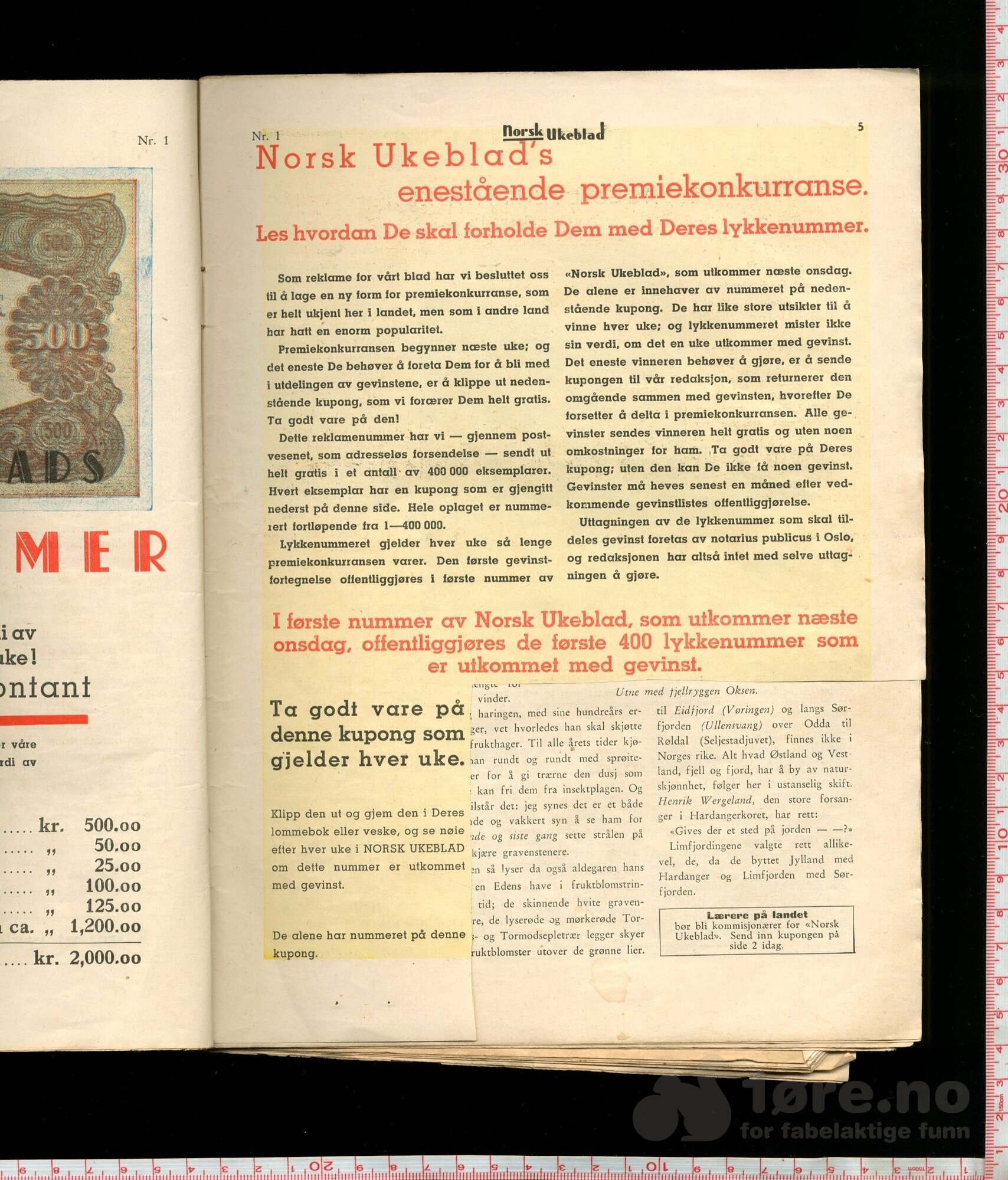 Norsk Ukeblad 1933, bilde 3