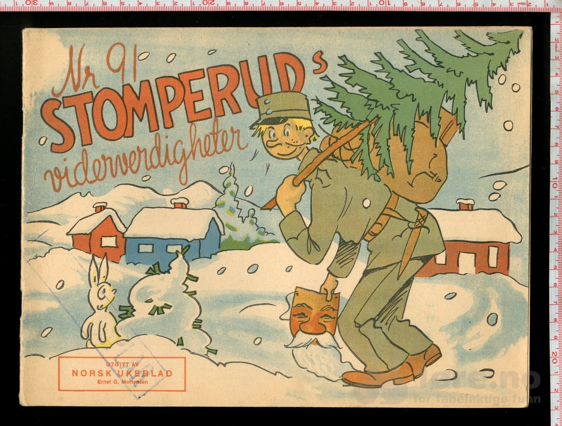 Nr. 91 Stomperud Viderverdigheter 1938 (Fri-Eksemplar)