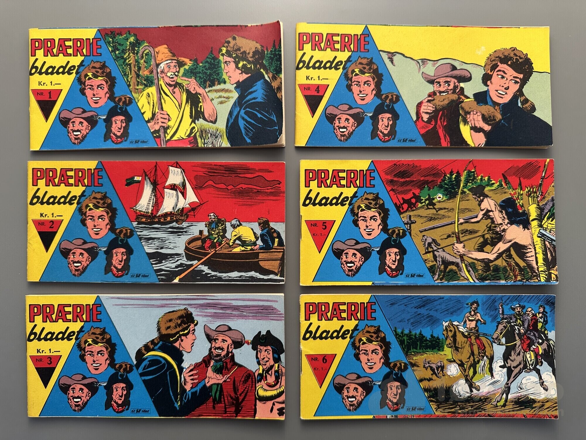 Præriebladet 1972 komplett nr 1-20 i sjekkhefte format!
