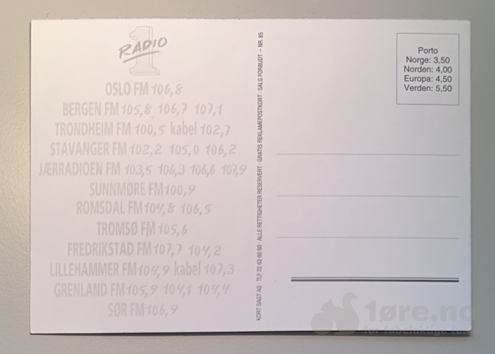 Reklamepostkort 1990-tallet, bilde 4