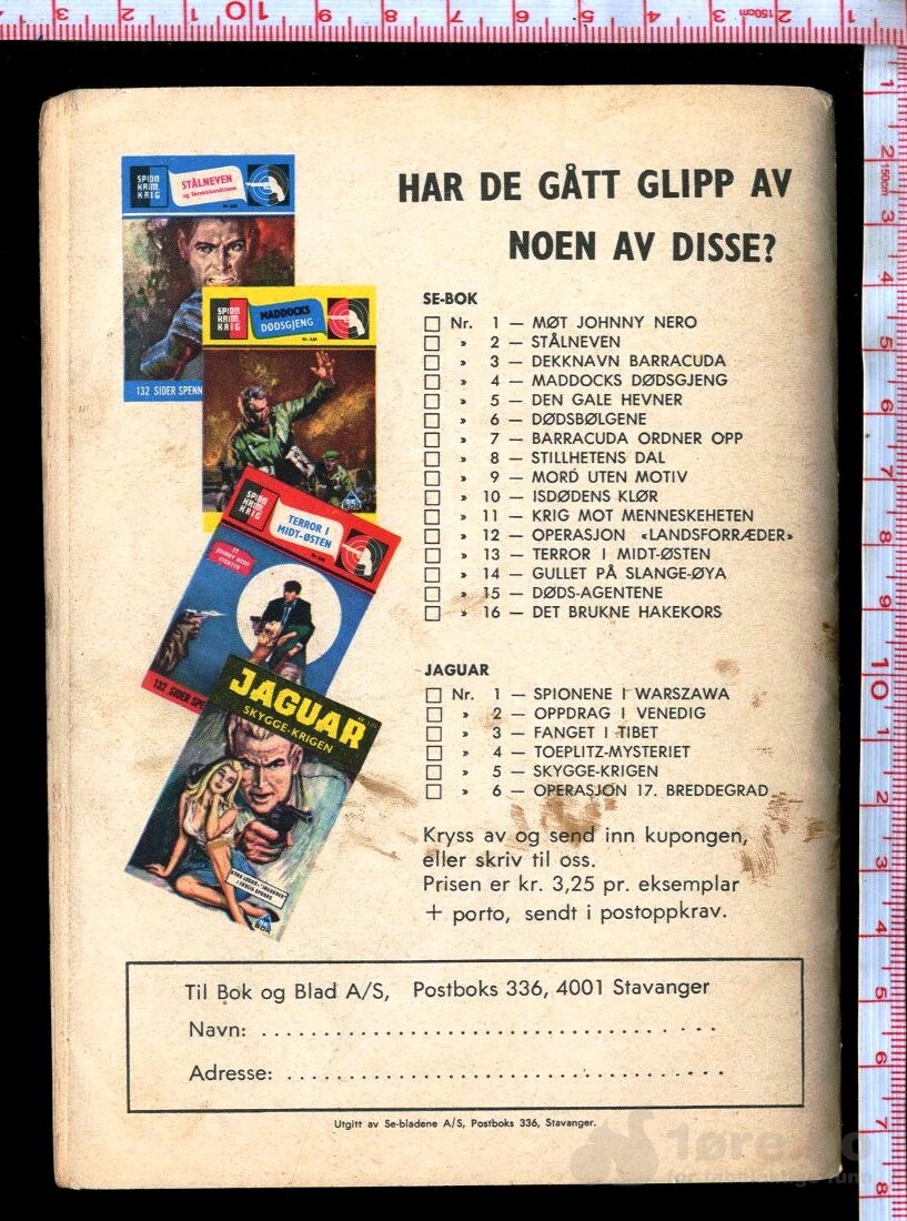 SABOTØR Q5 1971 Nr.3, bilde 2