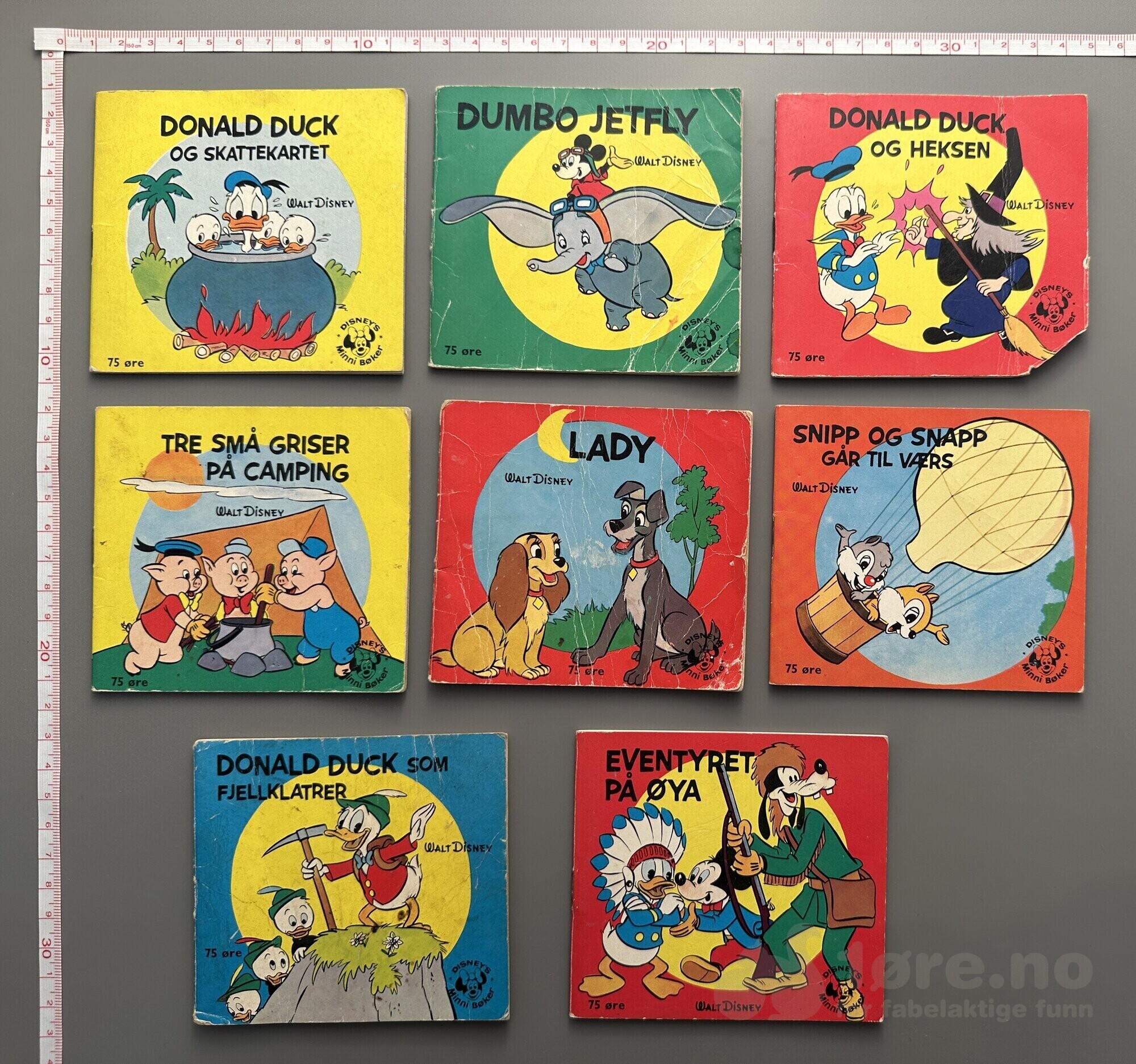 Samling Minni-bøker fra 1960-tallet!