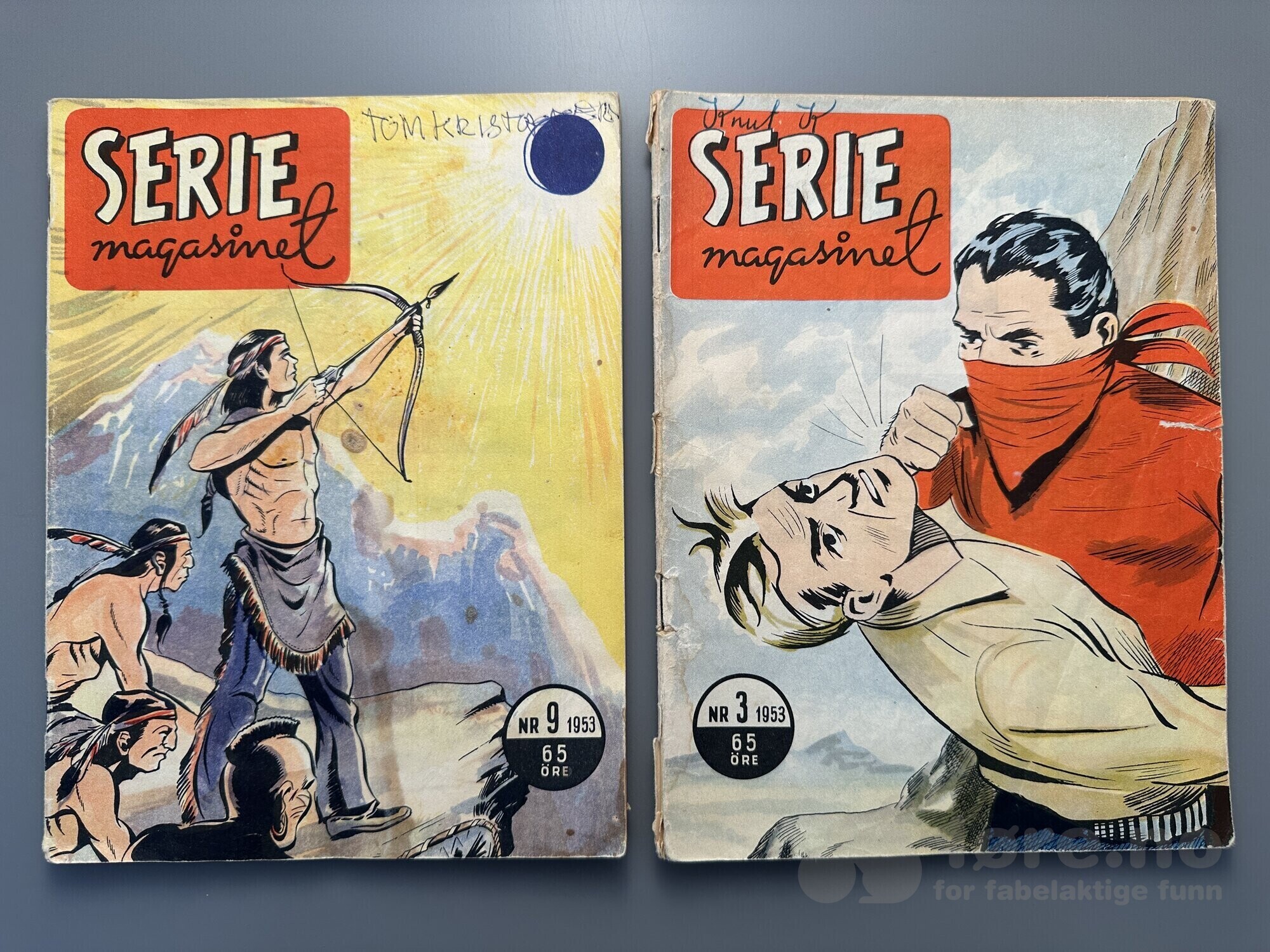 Serie Magasinet lott 1953