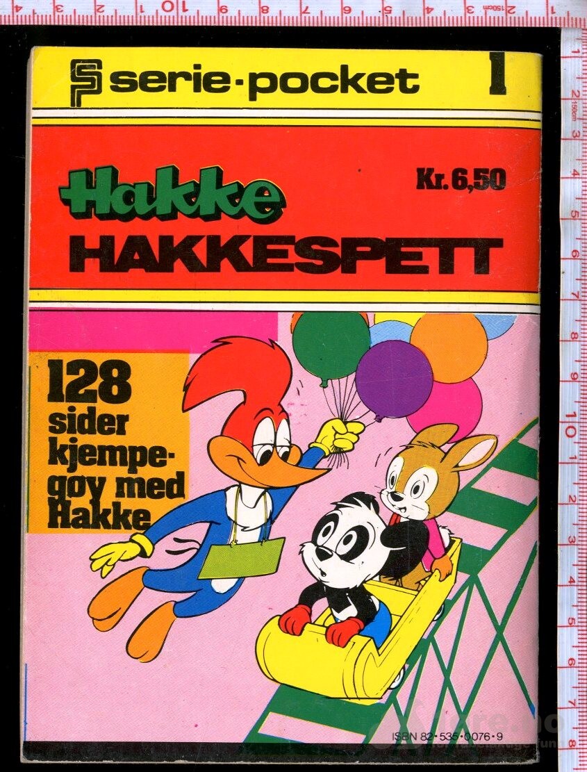 Serie-pocket 1 Hakke Hakkespett, bilde 2