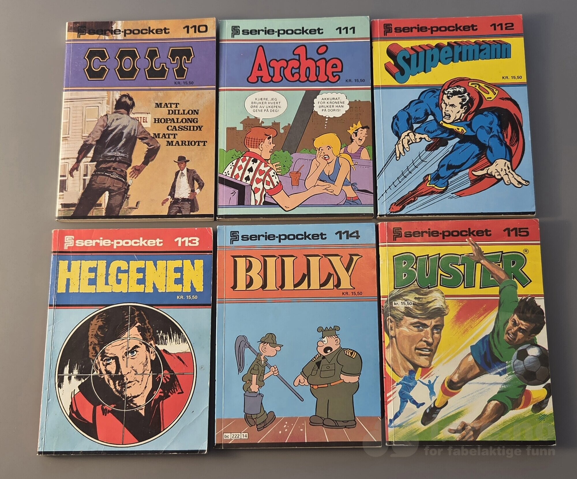 Serie-pocket Nr.110 -130, bilde 2