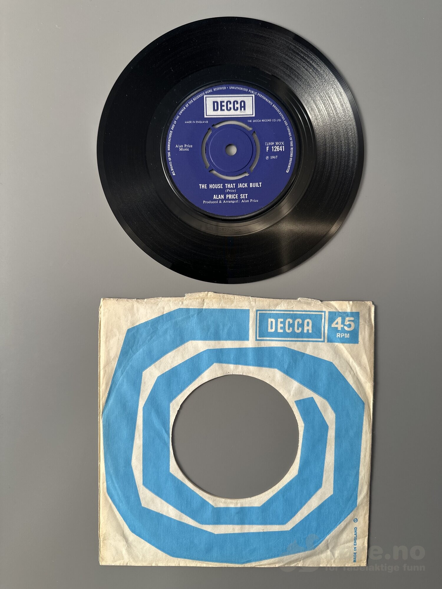 Singel - Alan Price Set - The House That Jack Built, bilde 2