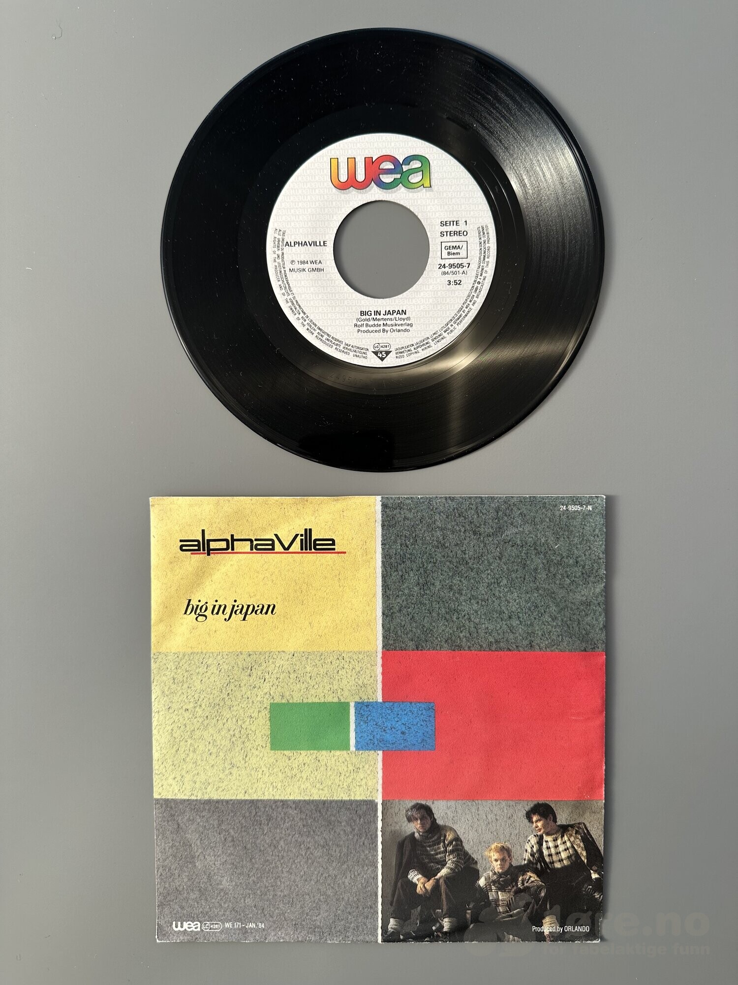 Singel - AlphaVille - Big in Japan, bilde 2