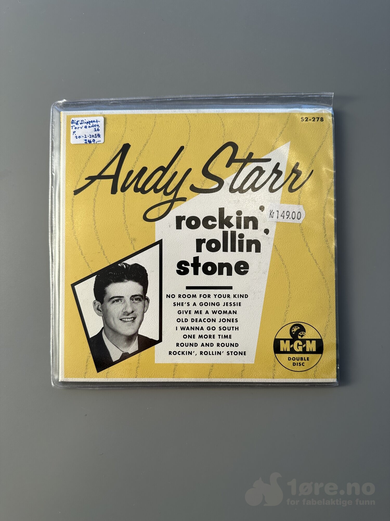 Singel – Andy Starr – Rockin’, rollin stone