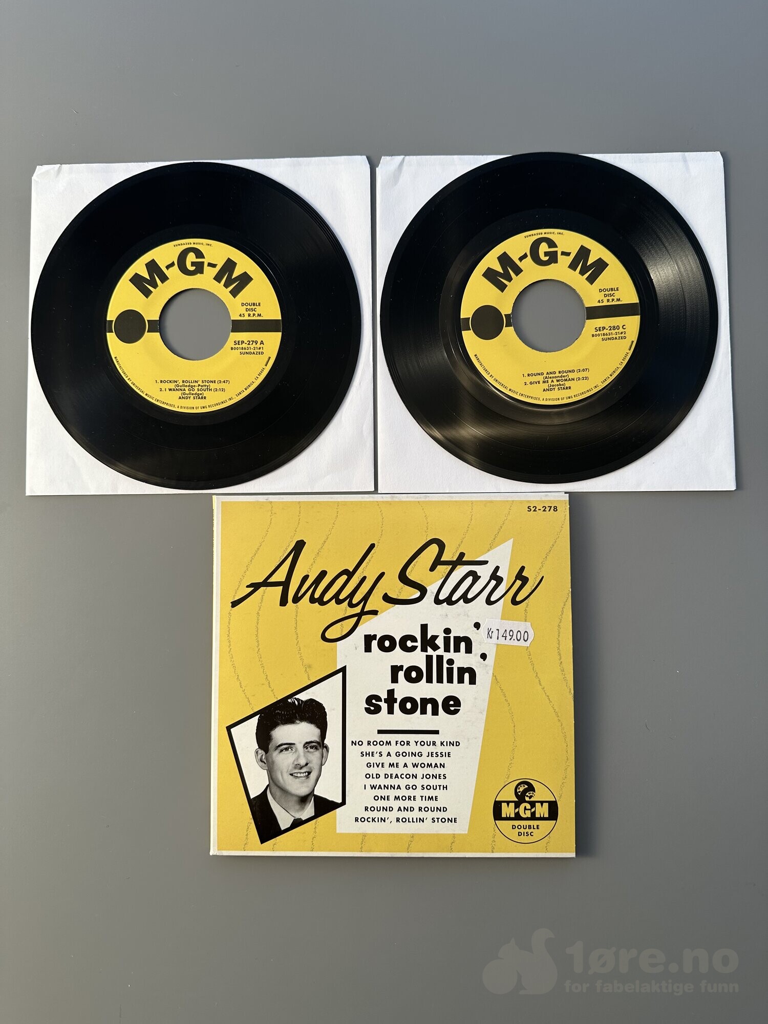 Singel – Andy Starr – Rockin’, rollin stone, bilde 2