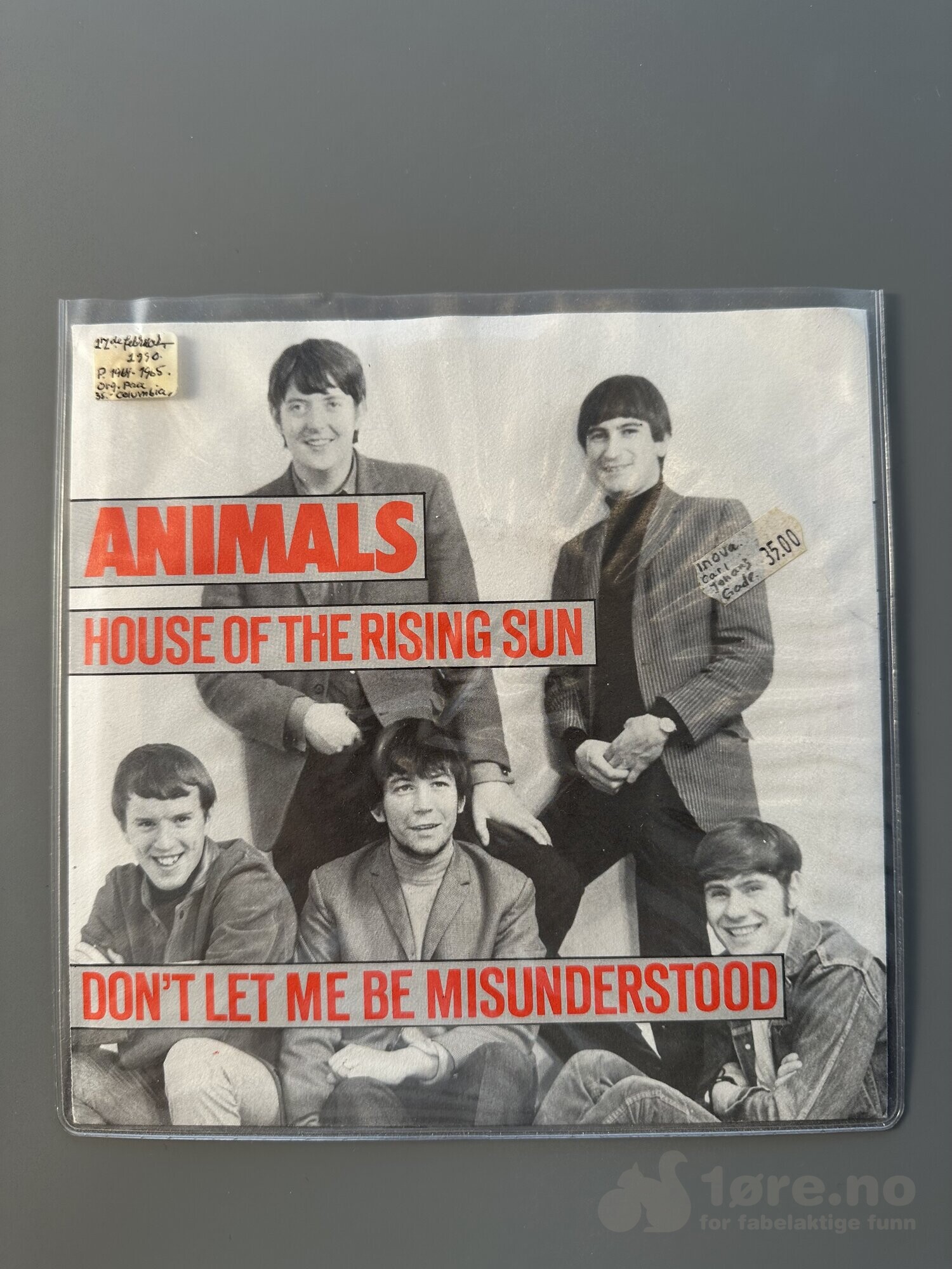 Singel -Animals- House of the rising sun