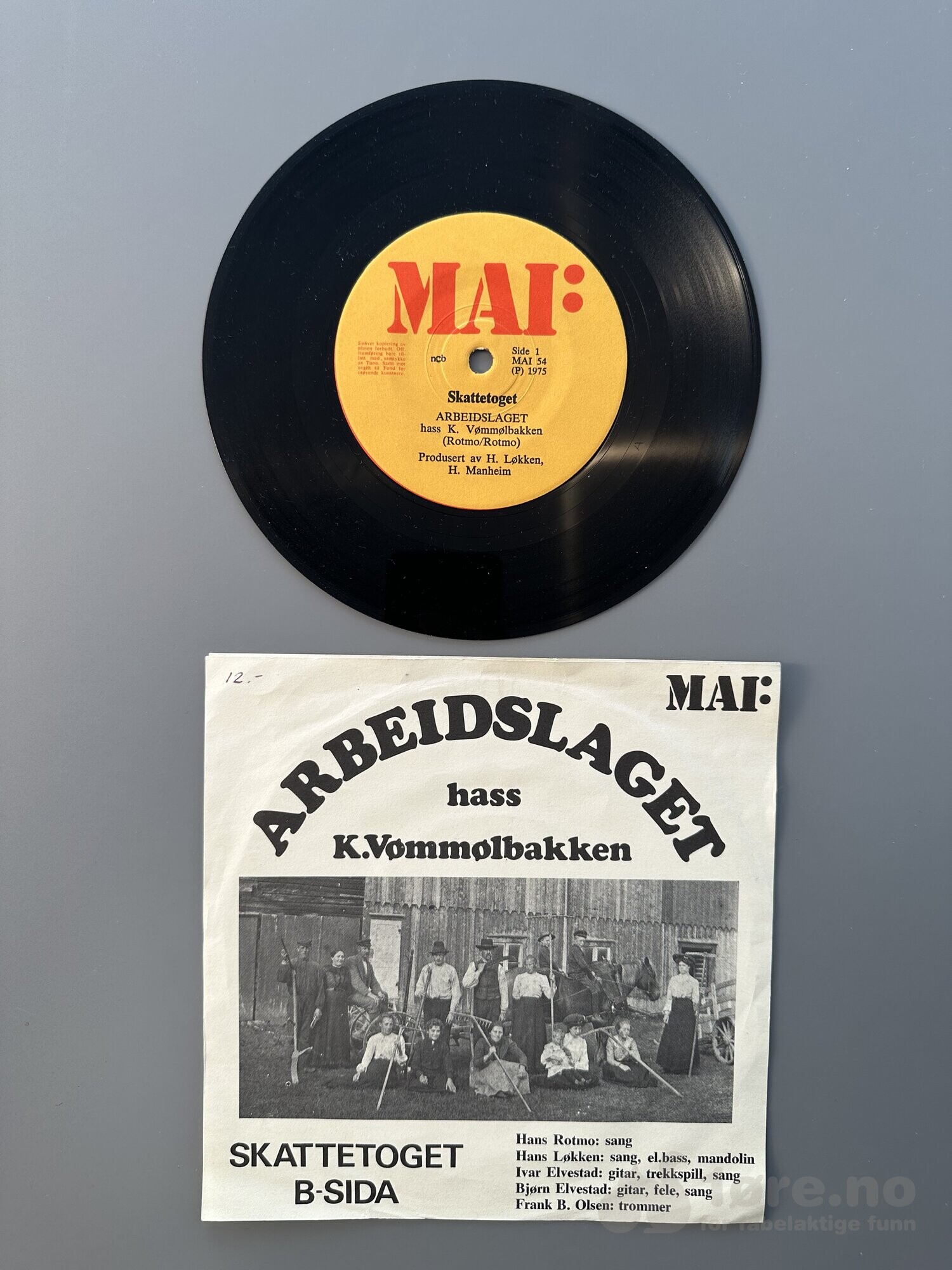 Singel - Arbeidslaget hass K.Vømmølbakken - Skattetoget, bilde 2