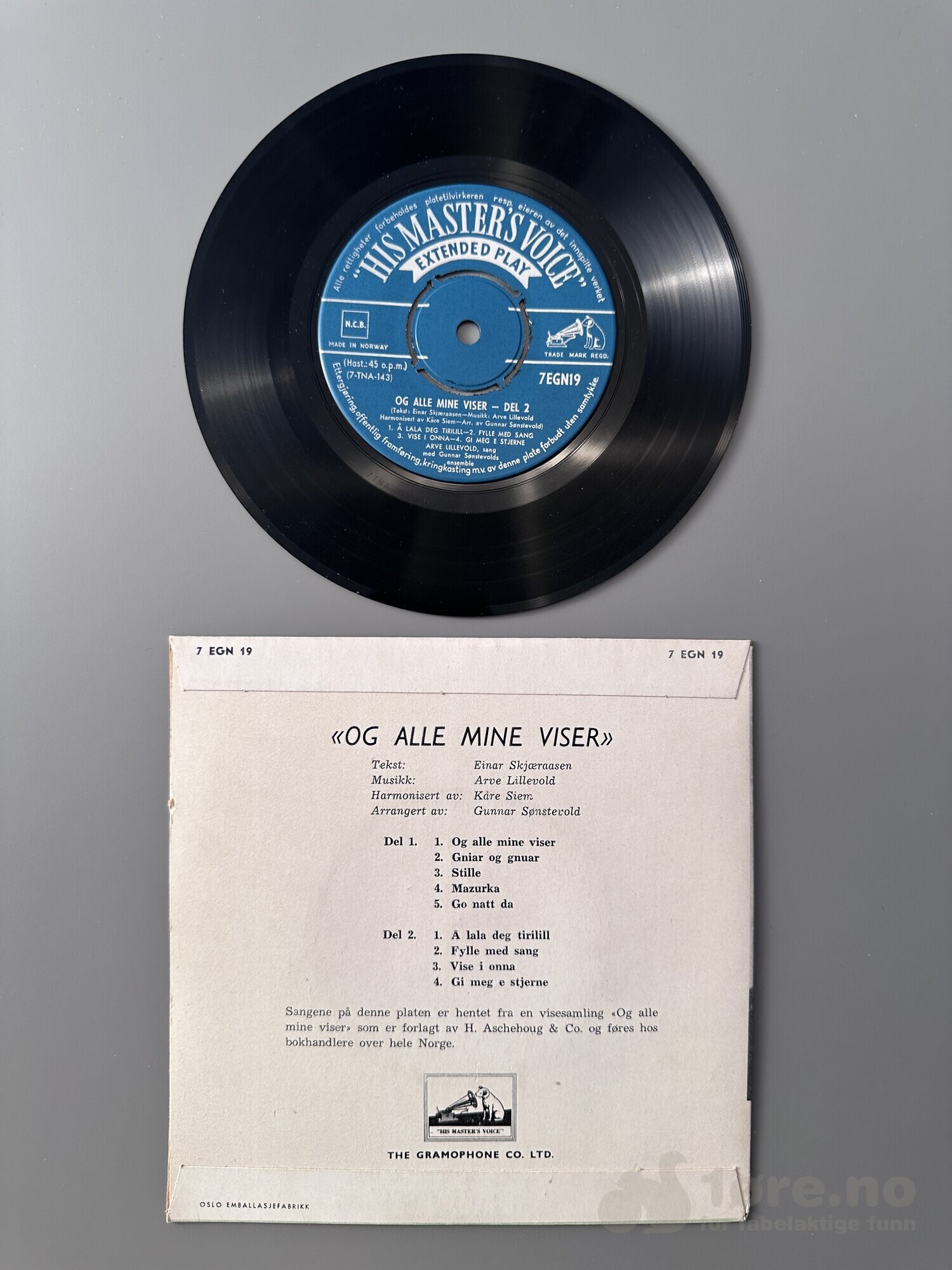 Singel - Arve Lillevold - og alle mine viser, bilde 3