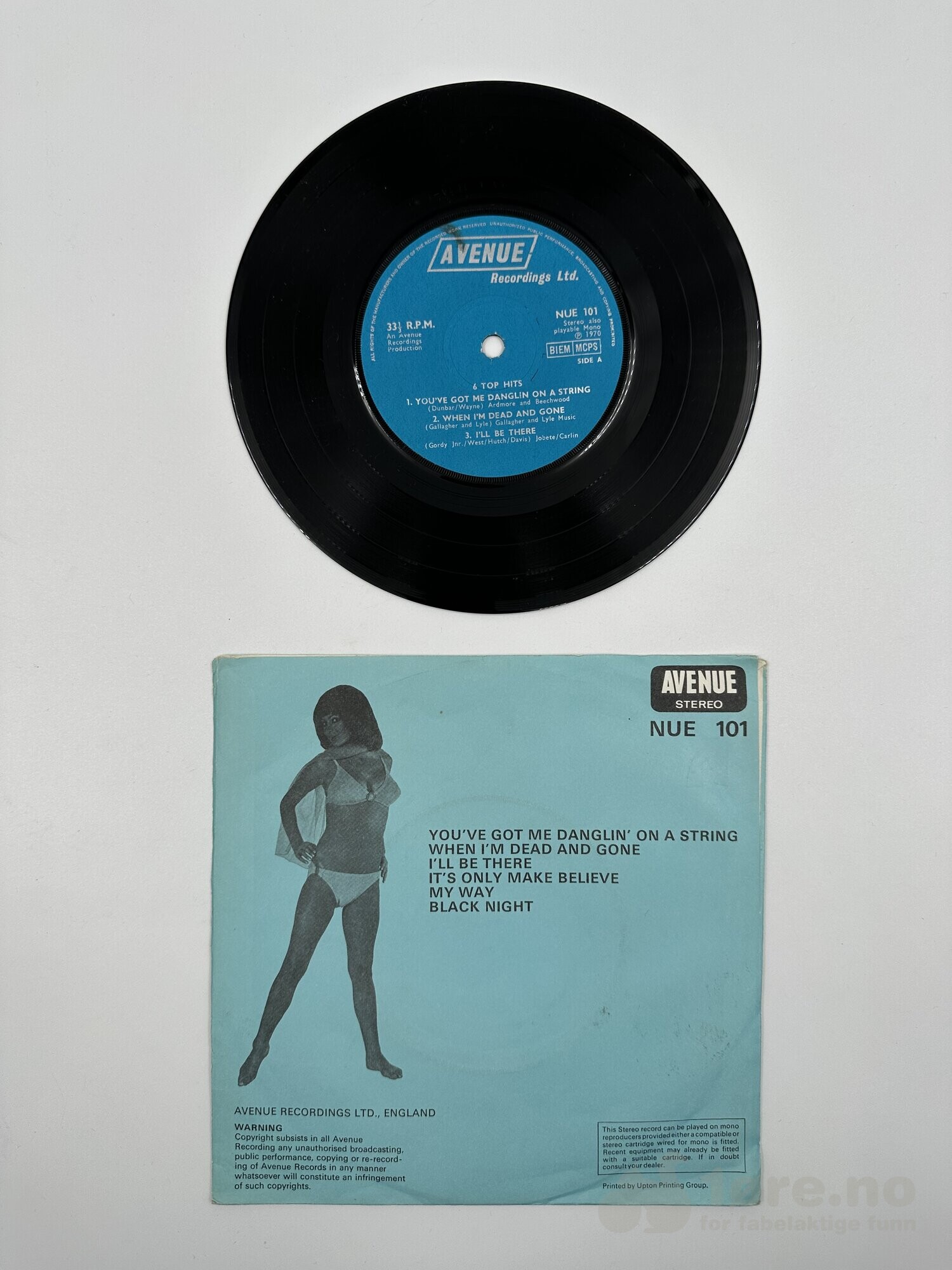 Singel - Avenue records - Treasure Trail to Majorca, bilde 2