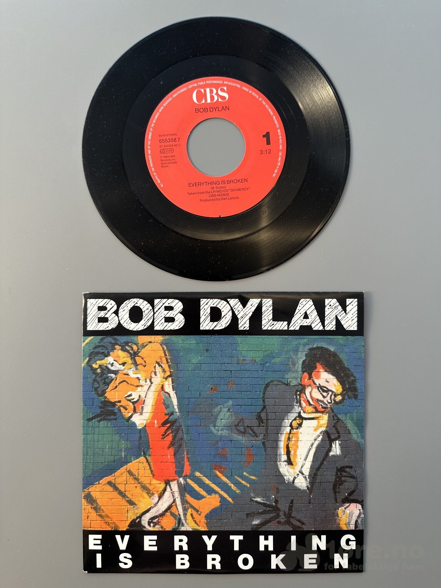 Singel - Bob Dylan - Everything is broken, bilde 2