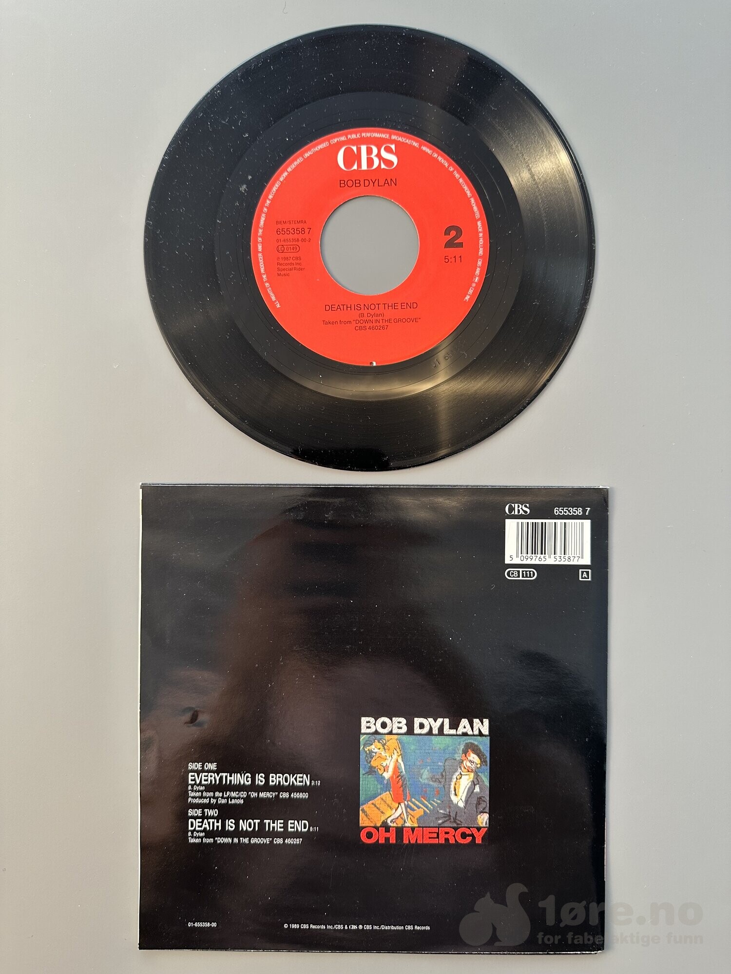 Singel - Bob Dylan - Everything is broken, bilde 3