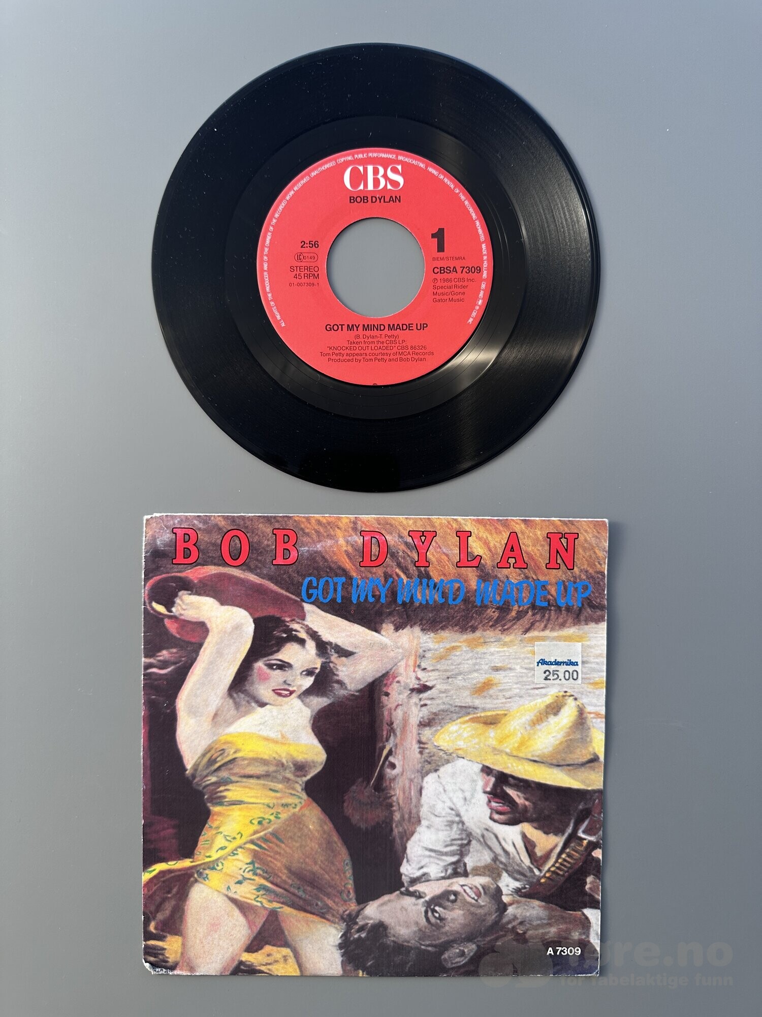 Singel - Bob Dylan - Got my mind made up, bilde 2