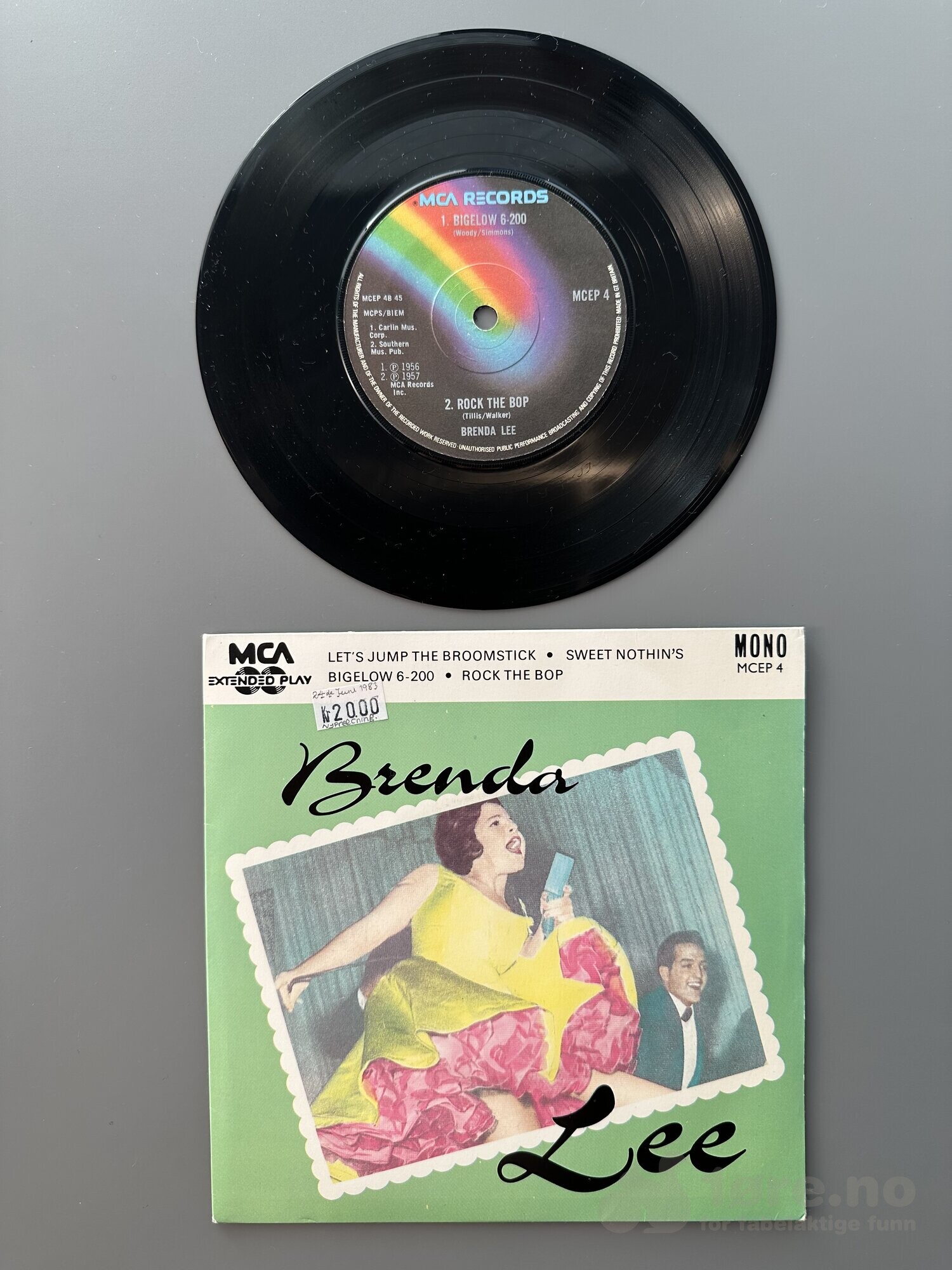 Singel - Brenda Lee - Let’s jump the Broomstick, bilde 2