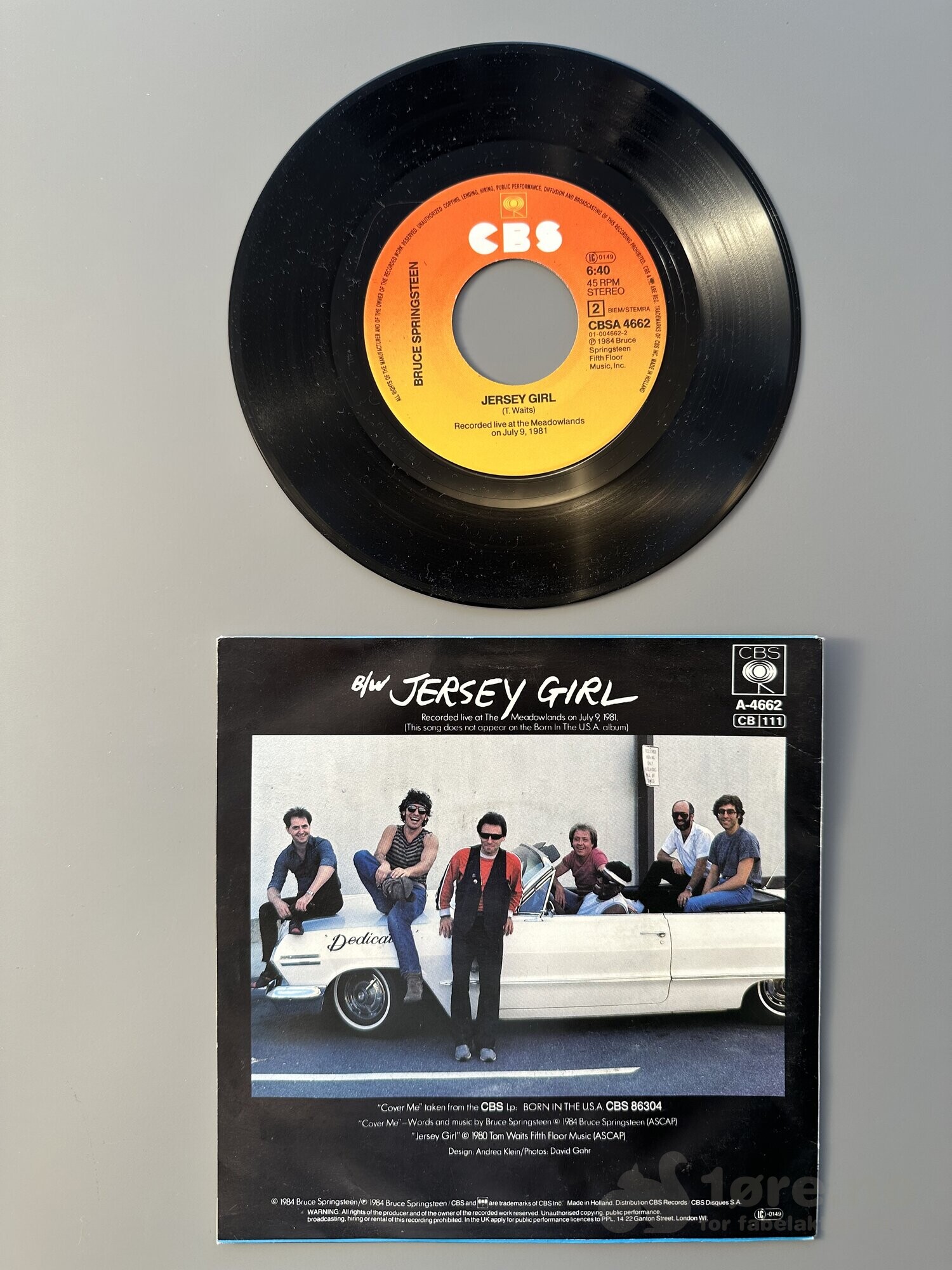 Singel-Cover me - Jersey girl, bilde 3