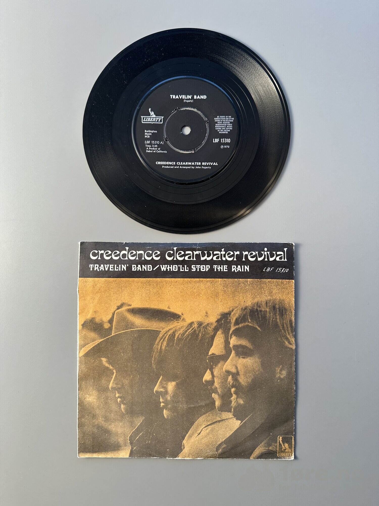 Singel – Creedence Clearwater Revival – Travelin’ band, bilde 2