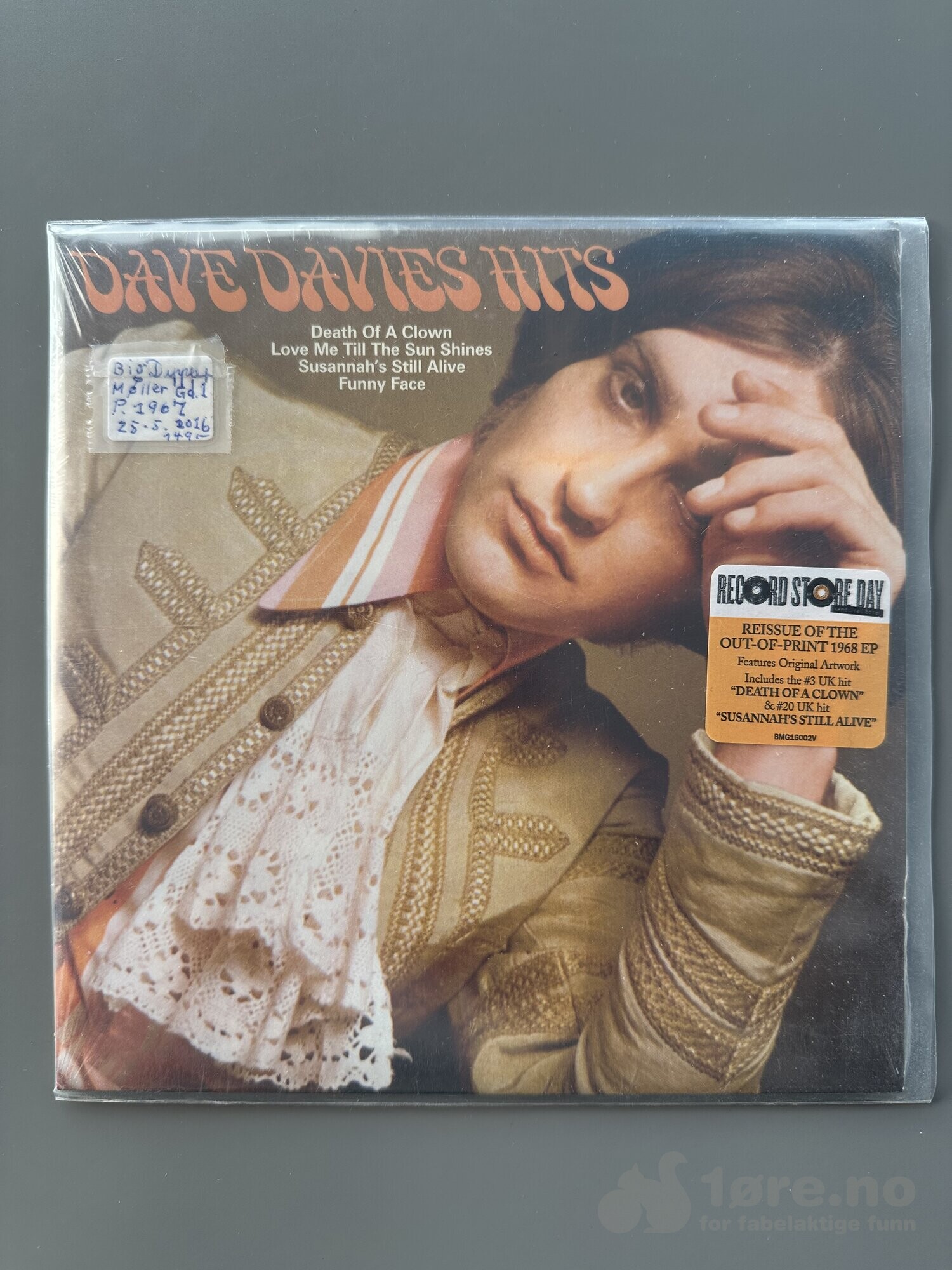 Singel - Dave Davies Hits - Death of a clown