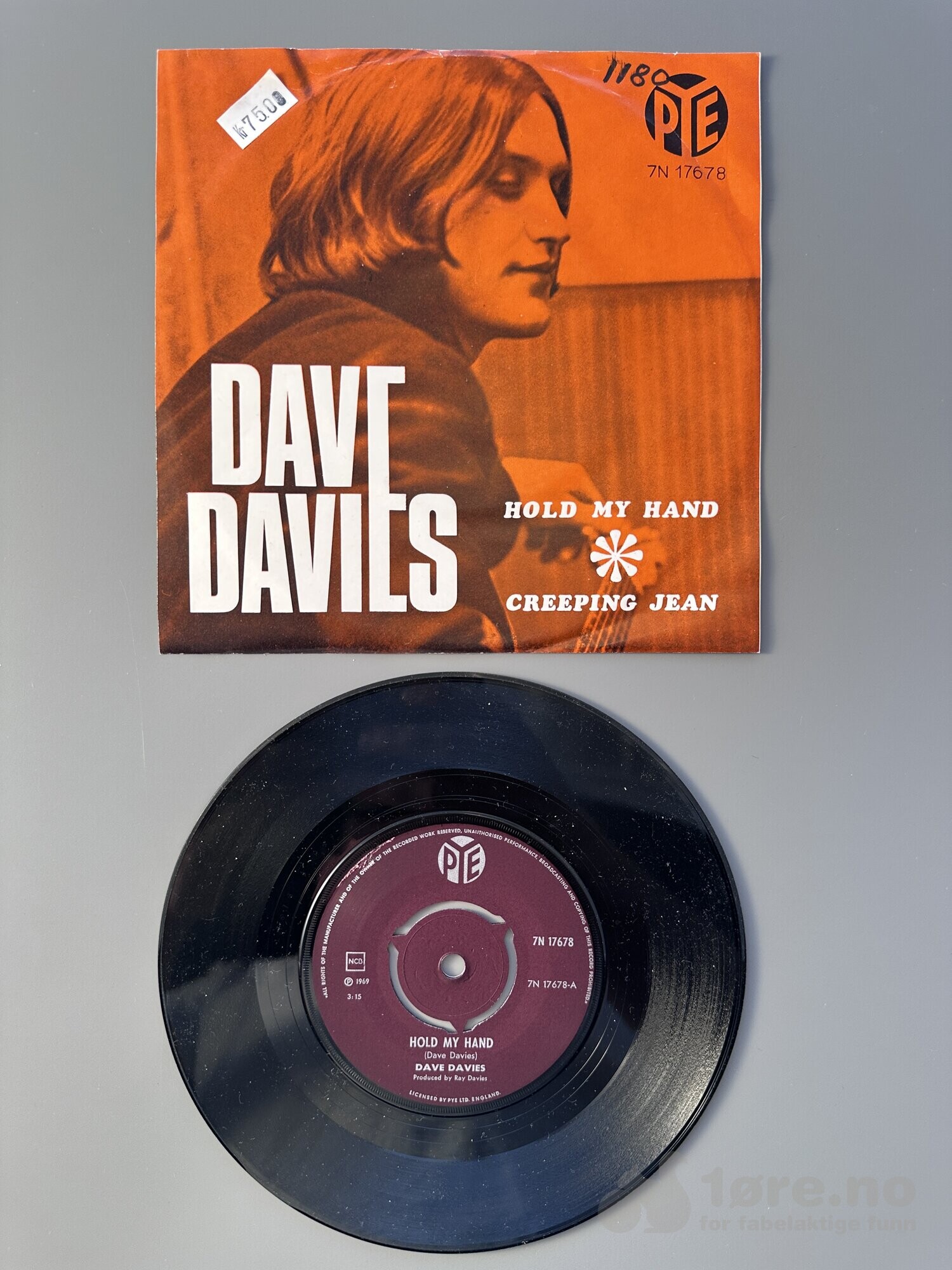 Singel - Dave Davies - Hold my hand, bilde 5